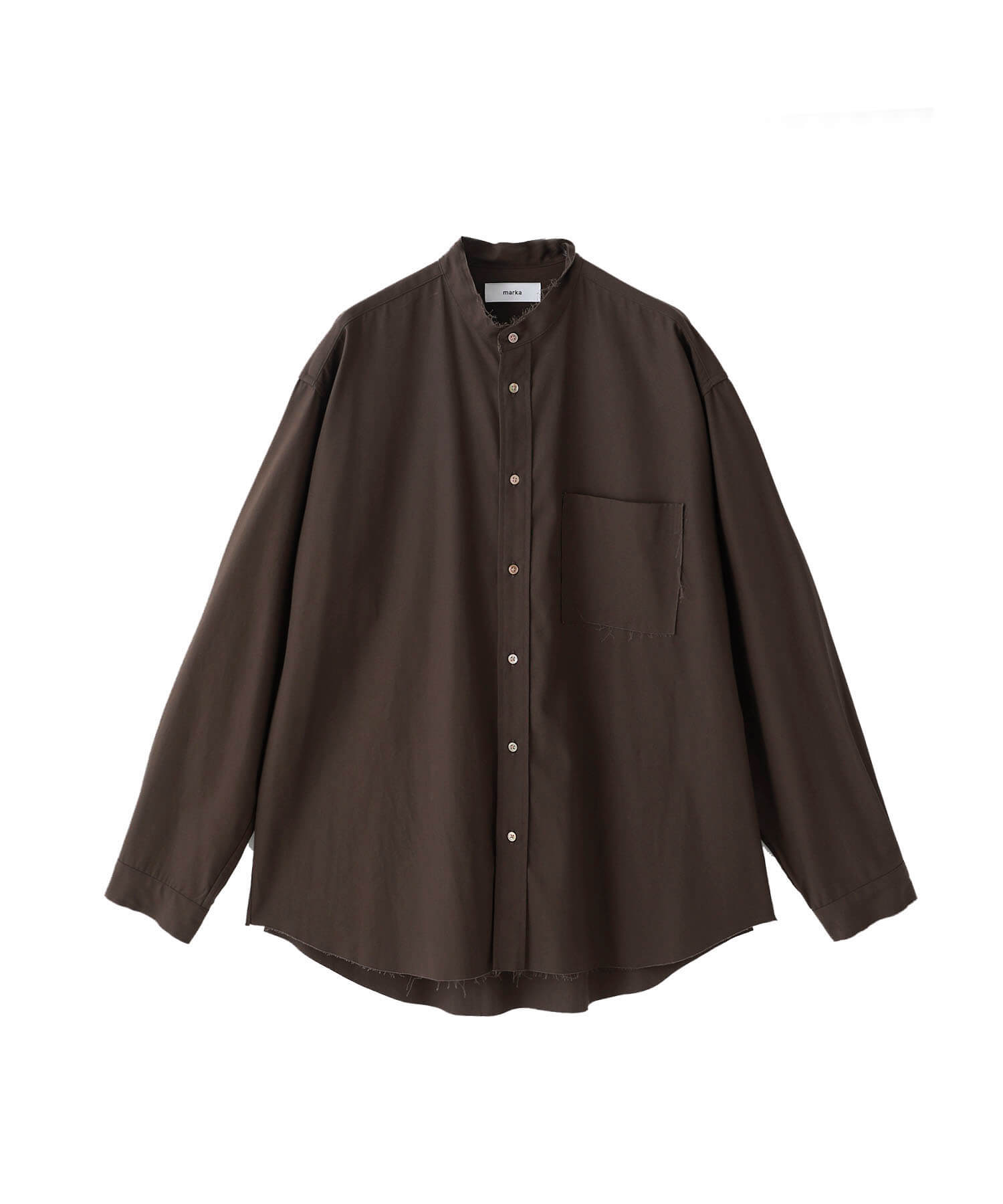 EX.BAND COLLAR SHIRT L/S