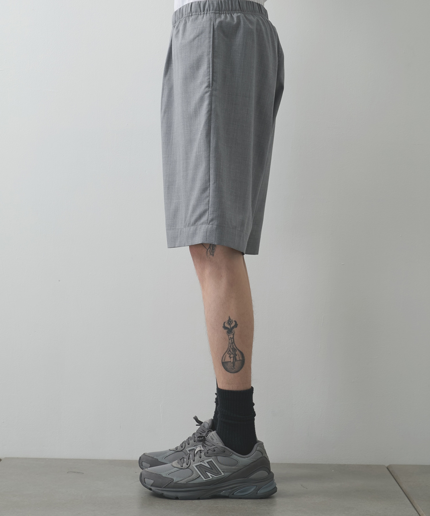 WEBBING BELT HALF PANTS N.HOOLYWOOD