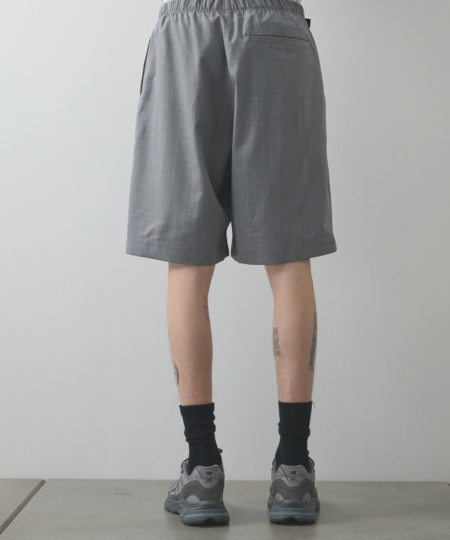 WEBBING BELT HALF PANTS N.HOOLYWOOD