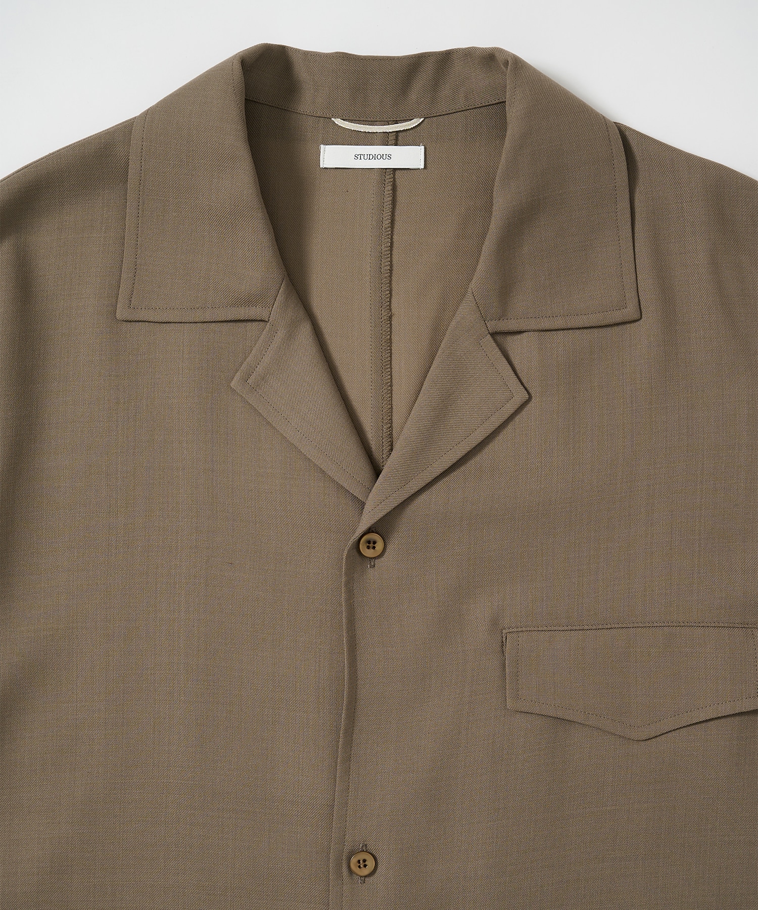 Extra Wool Open Shirts STUDIOUS