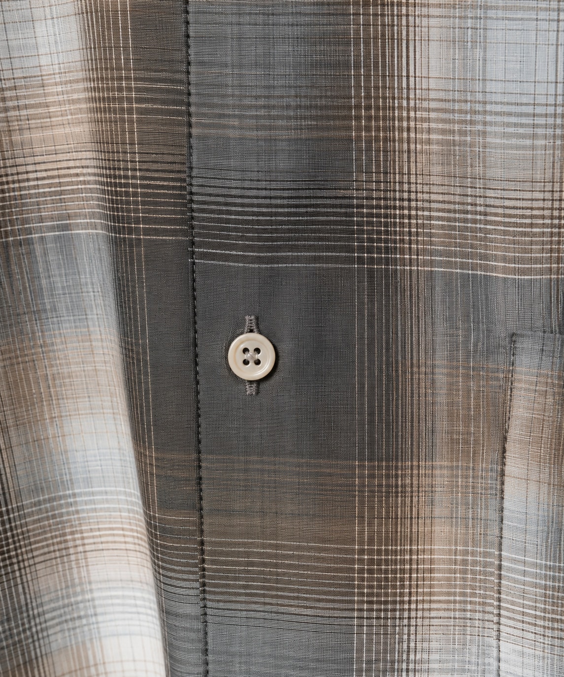 Fine Wool Smooth Check Shirts STUDIOUS