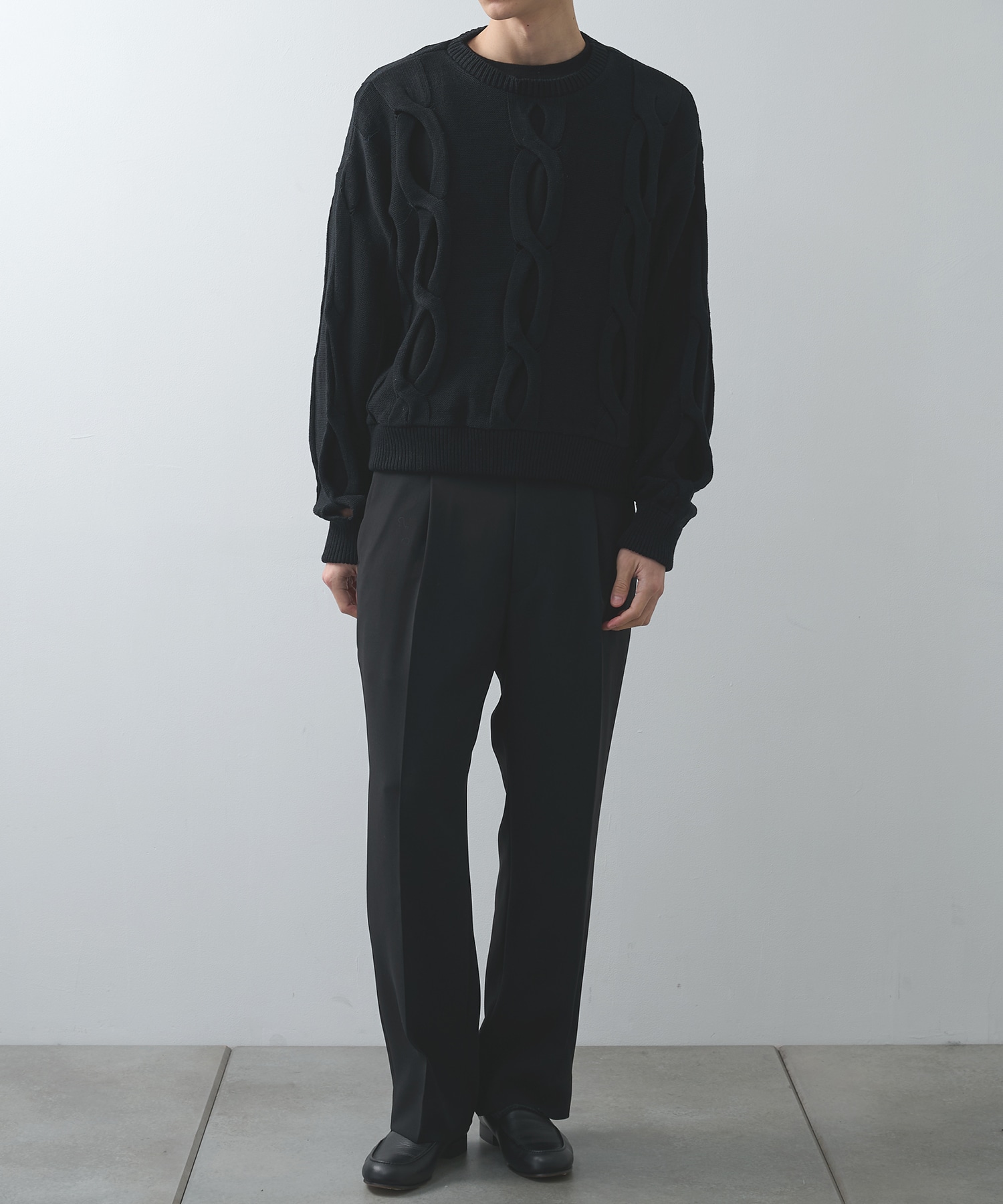 CABLE KNIT MUKAI