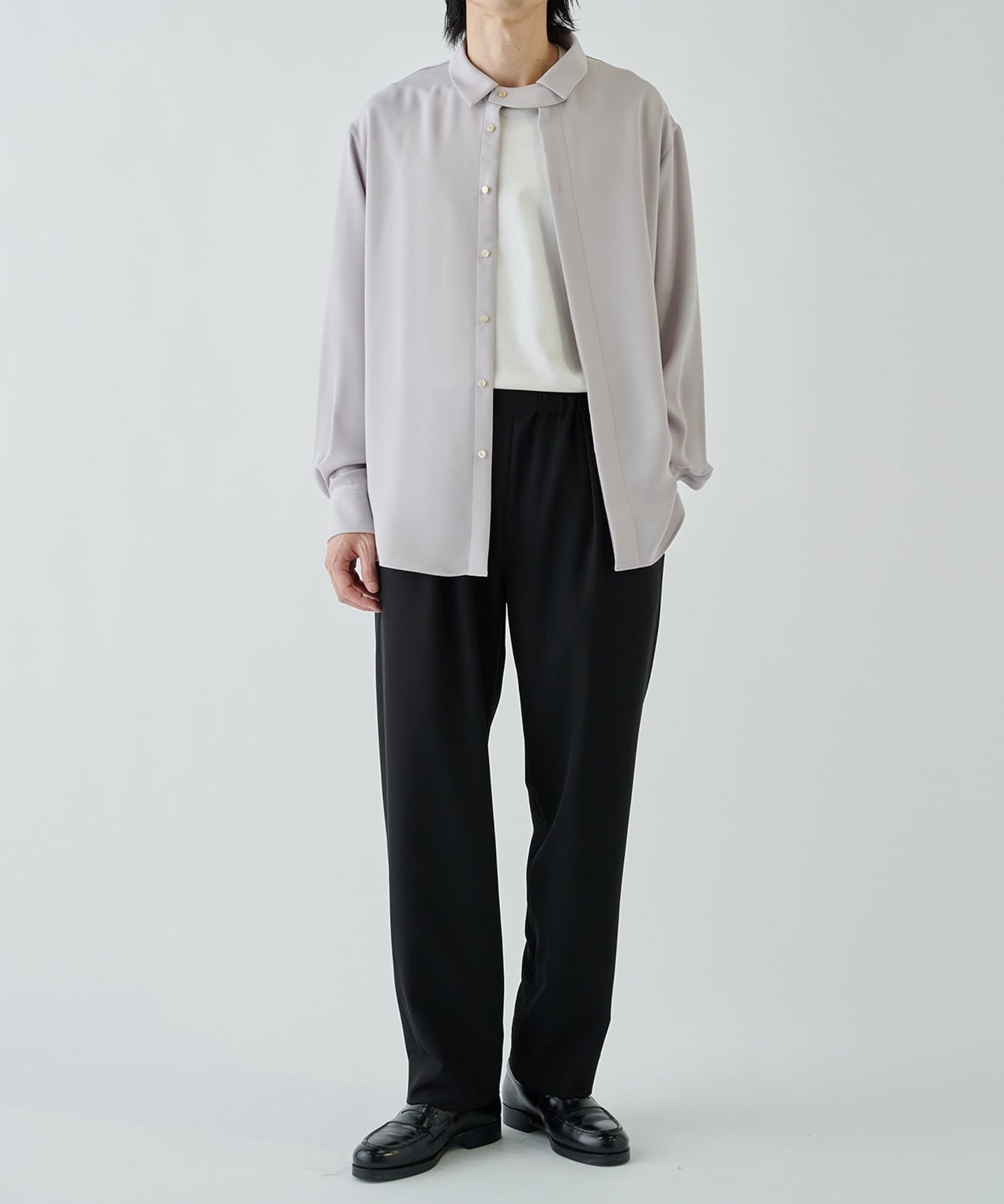 Stretch Twill  2 Tuck Wide Easy Pants CULLNI