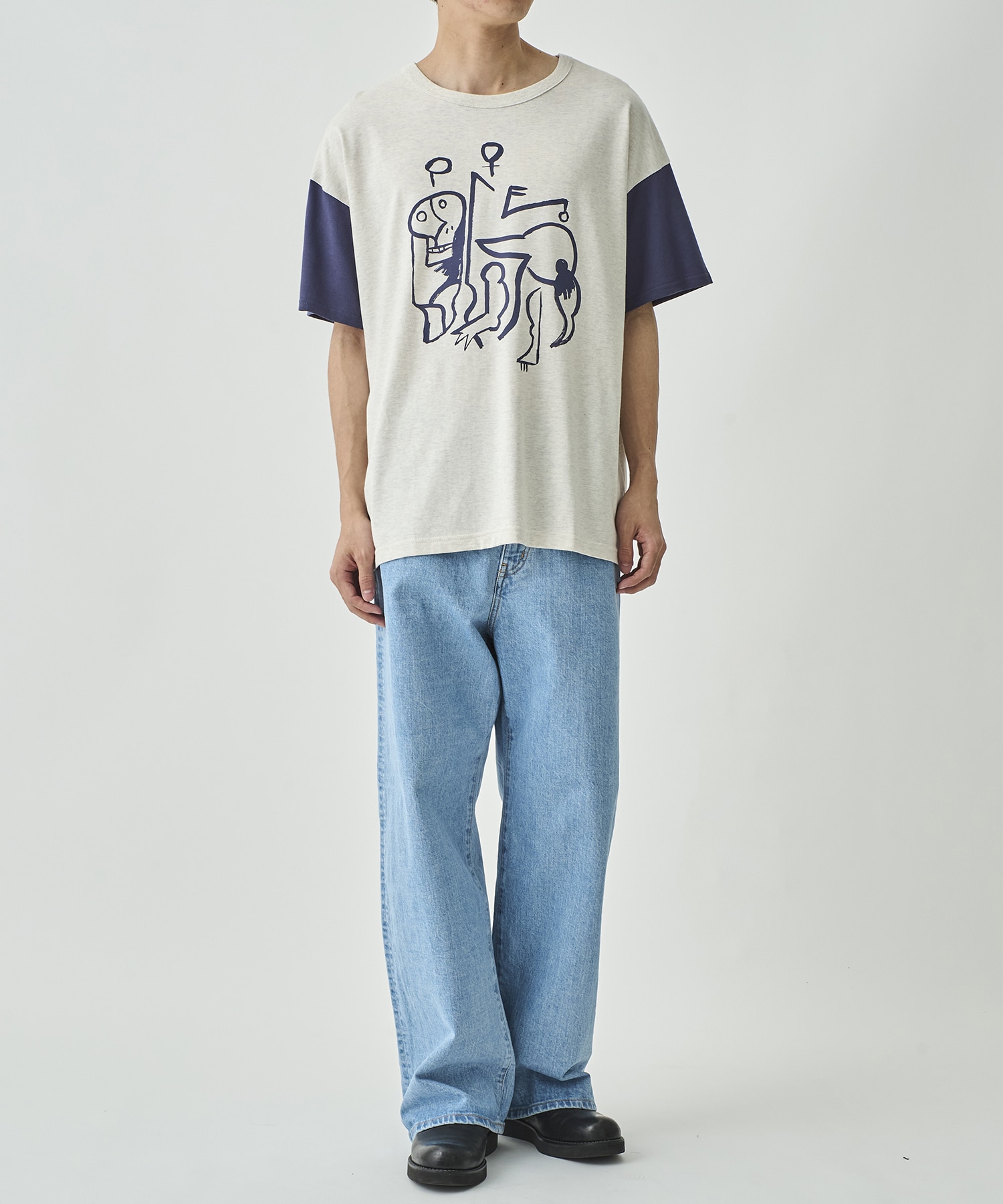 CUBISM JAH 2TONE H/S T-SHIRT Sasquatchfabrix.