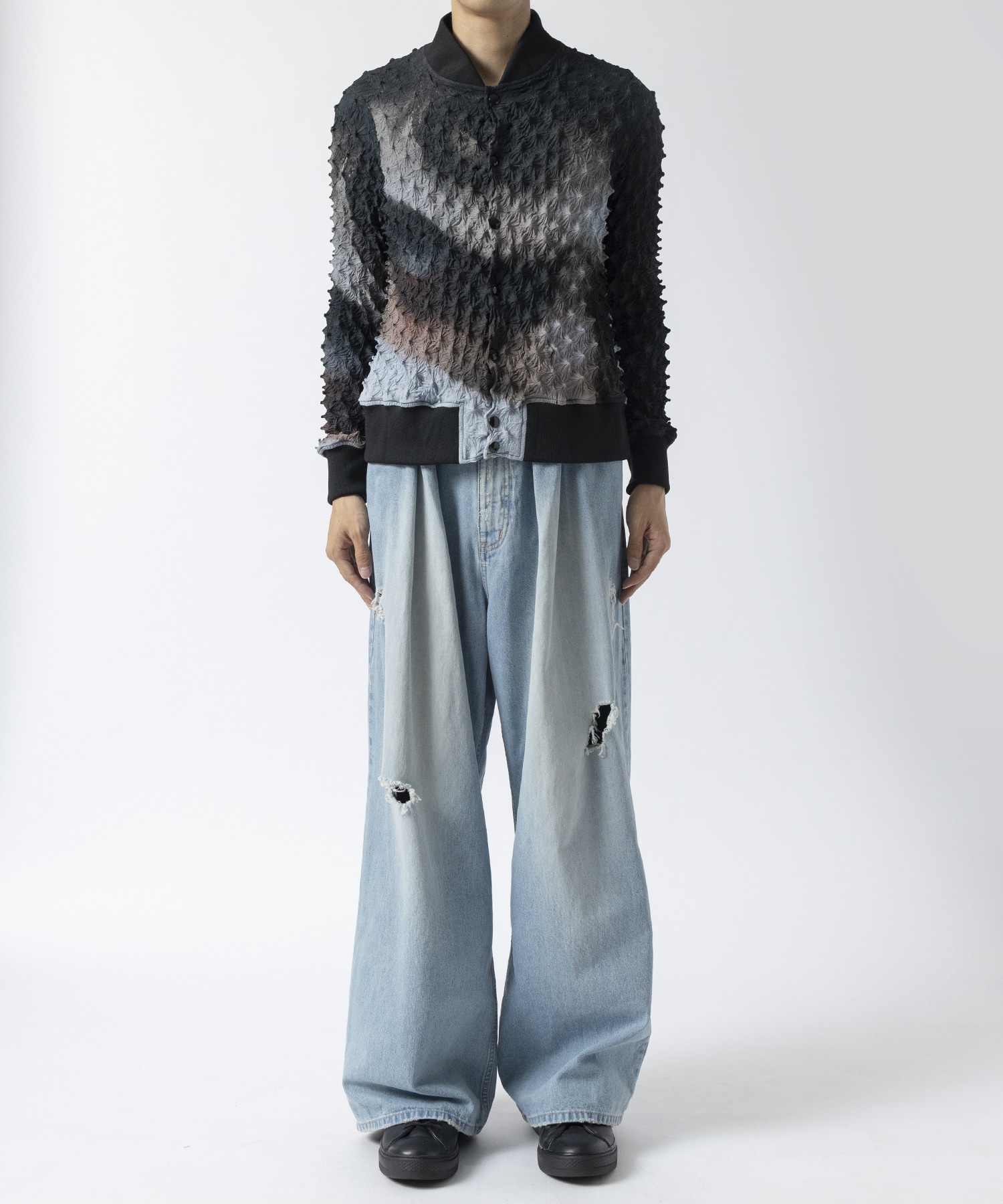 SPIKY VARSITY JACKET MASU