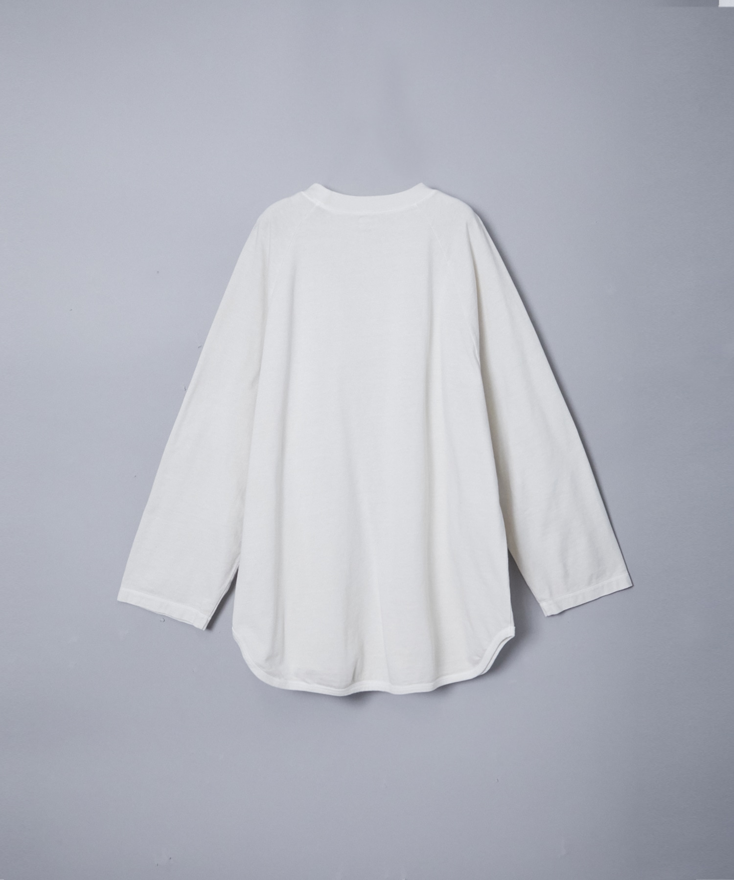 Hollow yarn Baseball Raglan Tee blurhms