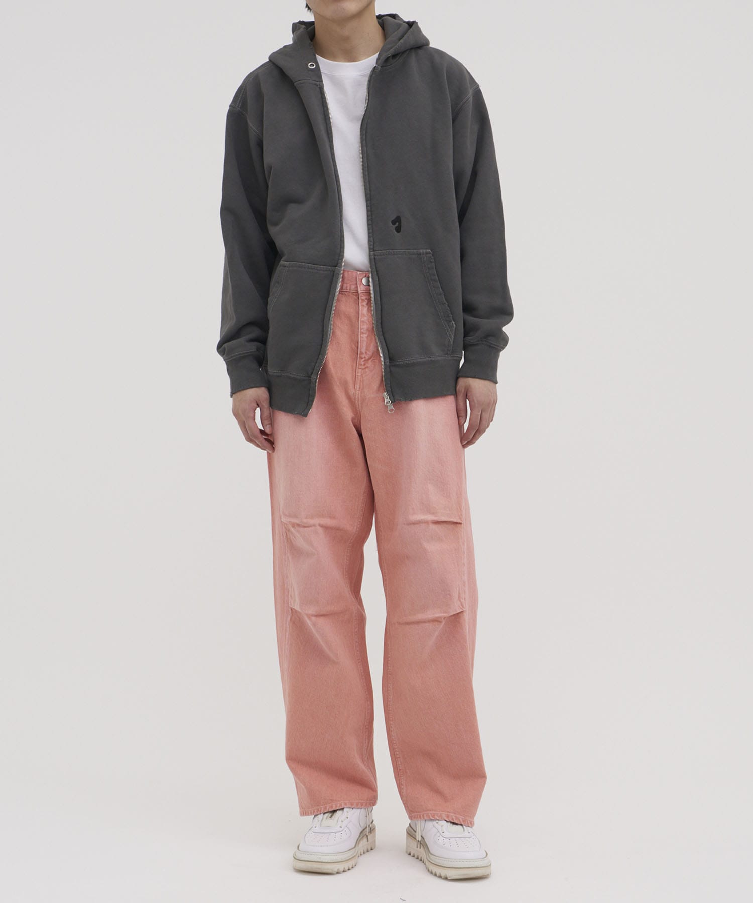DRAPE OVER DENIM PANTS JieDa