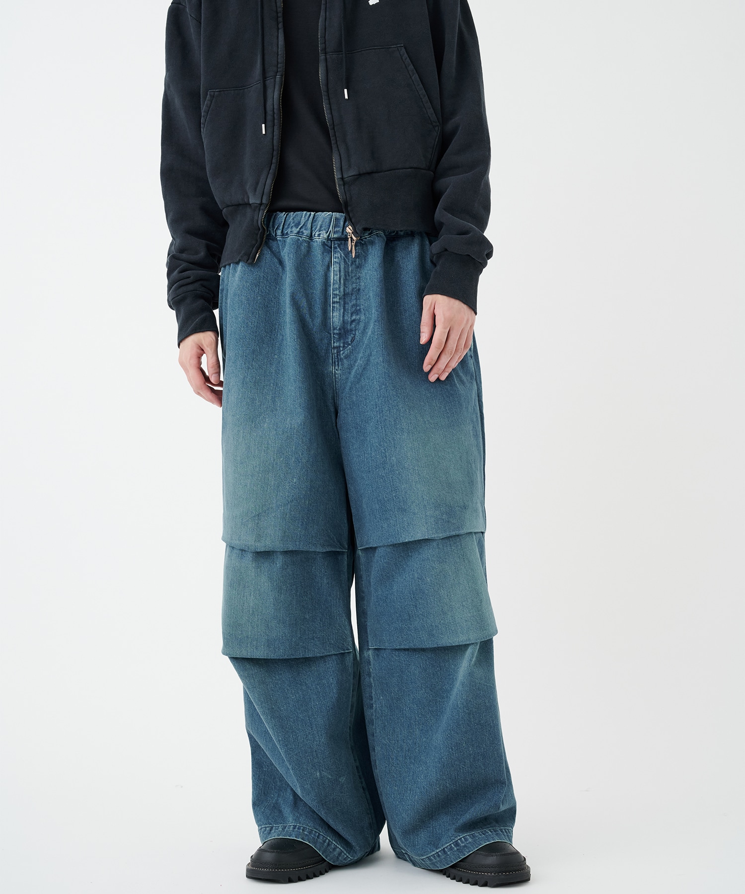 PARACHUTE DENIM PANTS JieDa