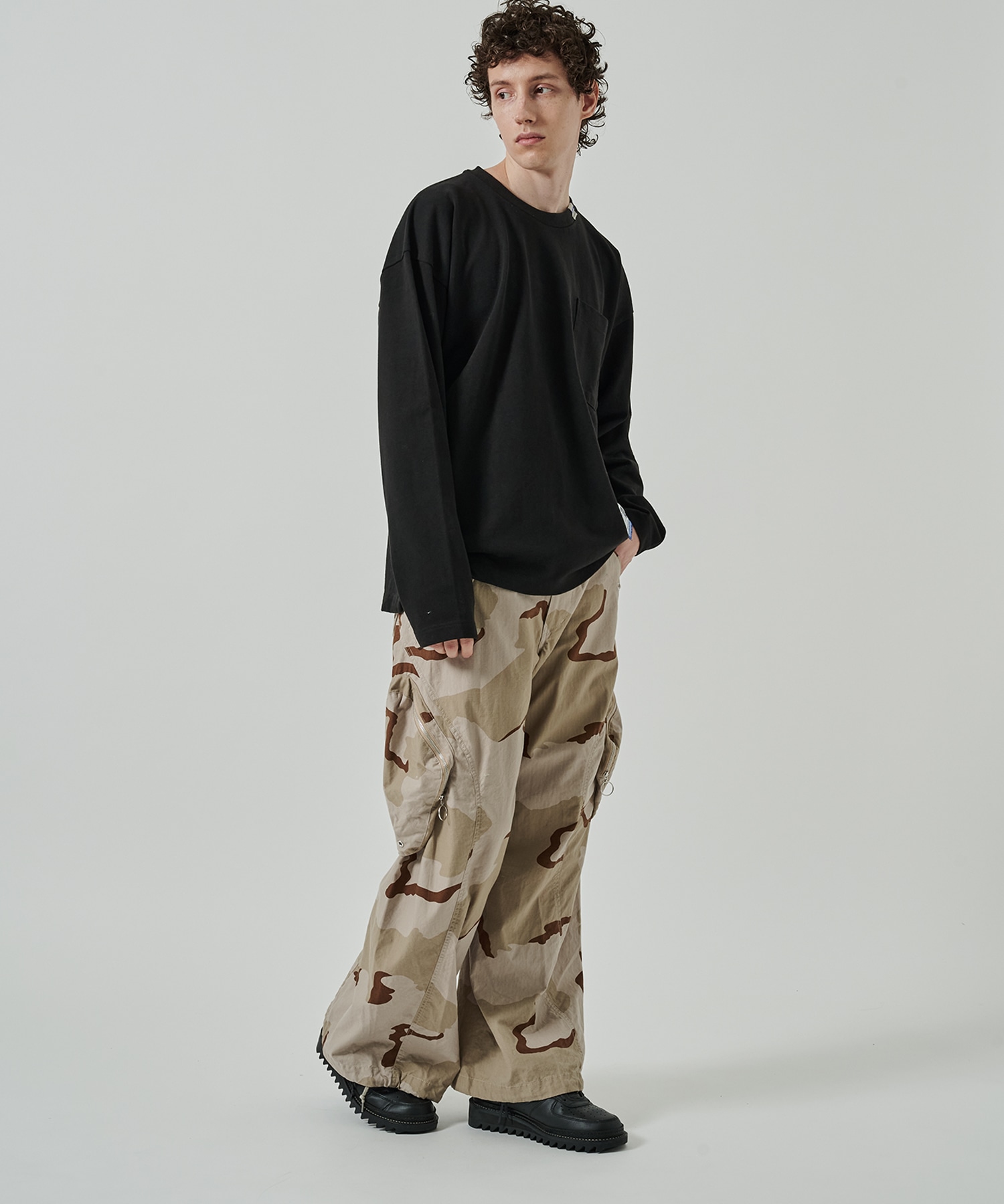 3D TWISTED CARGO PANTS NVRFRGT