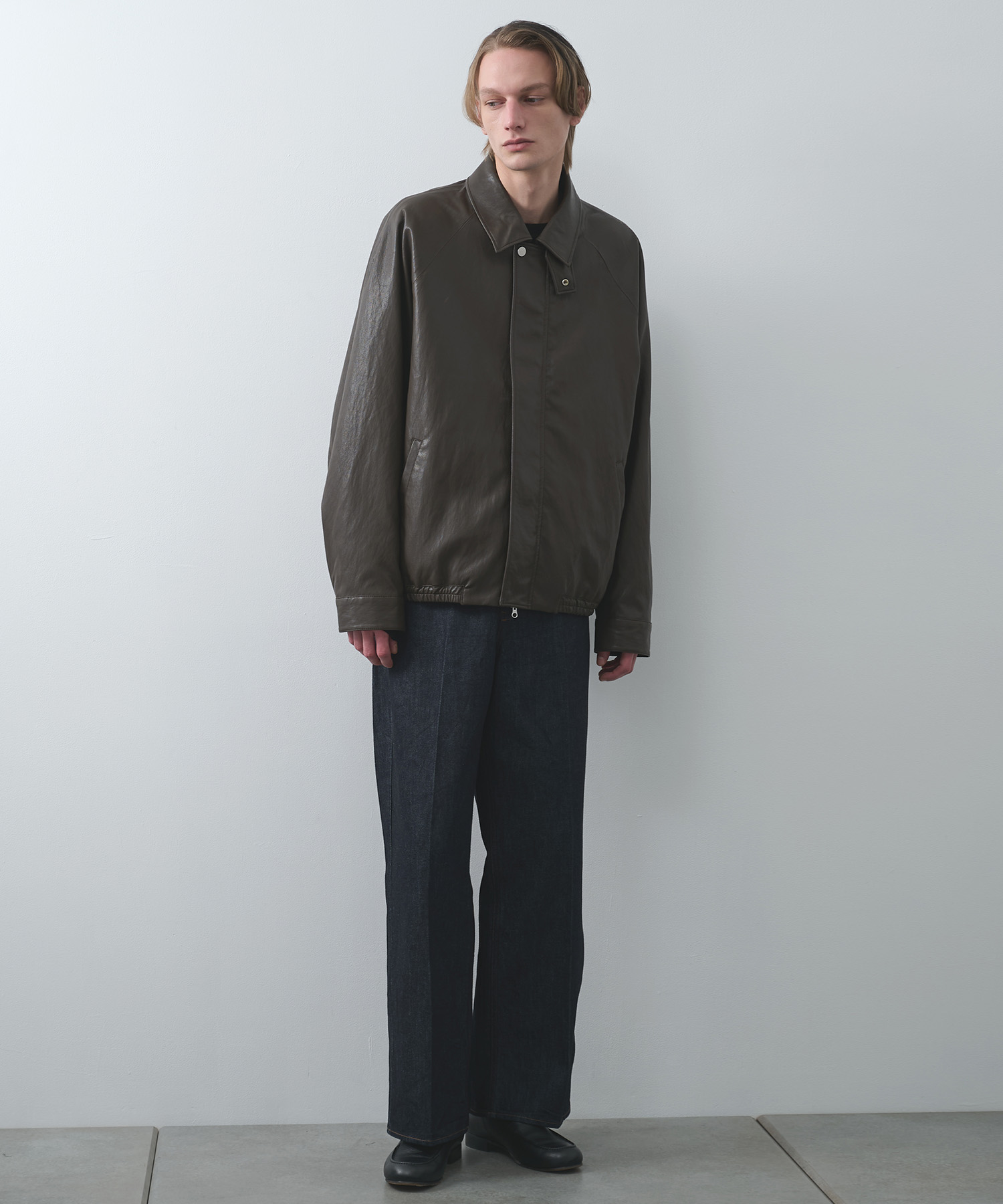 MODERN LEATHER BLOUSON STUDIOUS