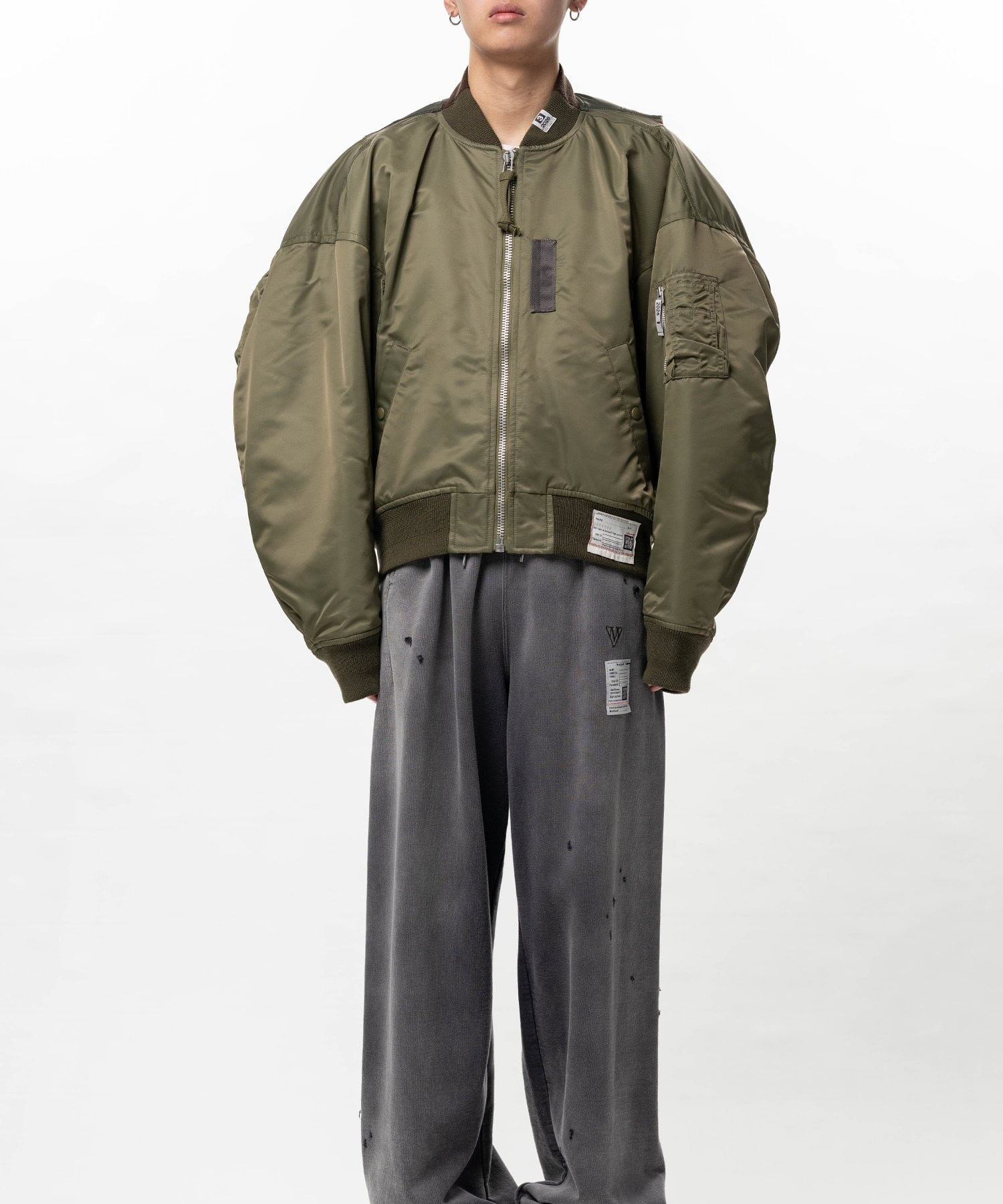 BACK VEST BOMBER JACKET Maison MIHARA YASUHIRO