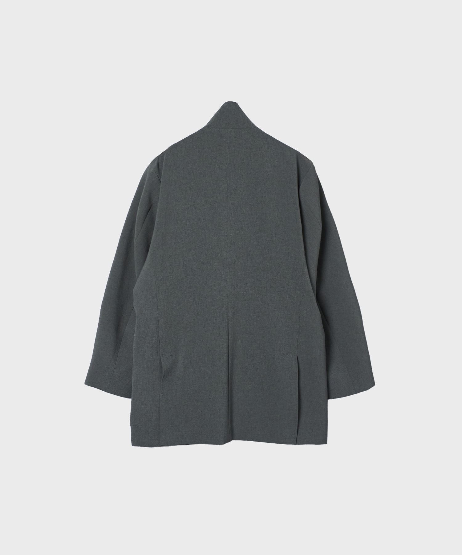 DOUBLE CLOTH SHAWL COLLAR LONG JACKET RAINMAKER