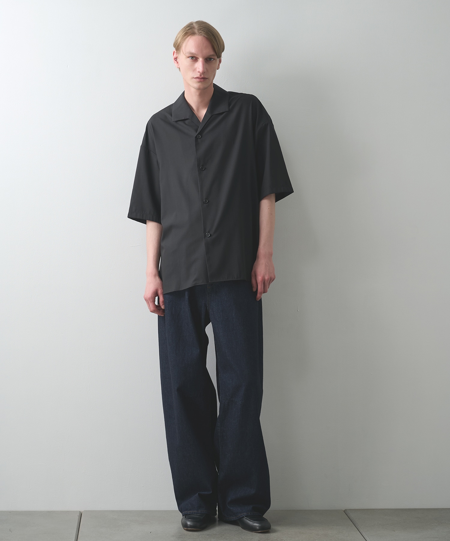 【涼しいウール】COOL WOOL S/S SHIRTS STUDIOUS