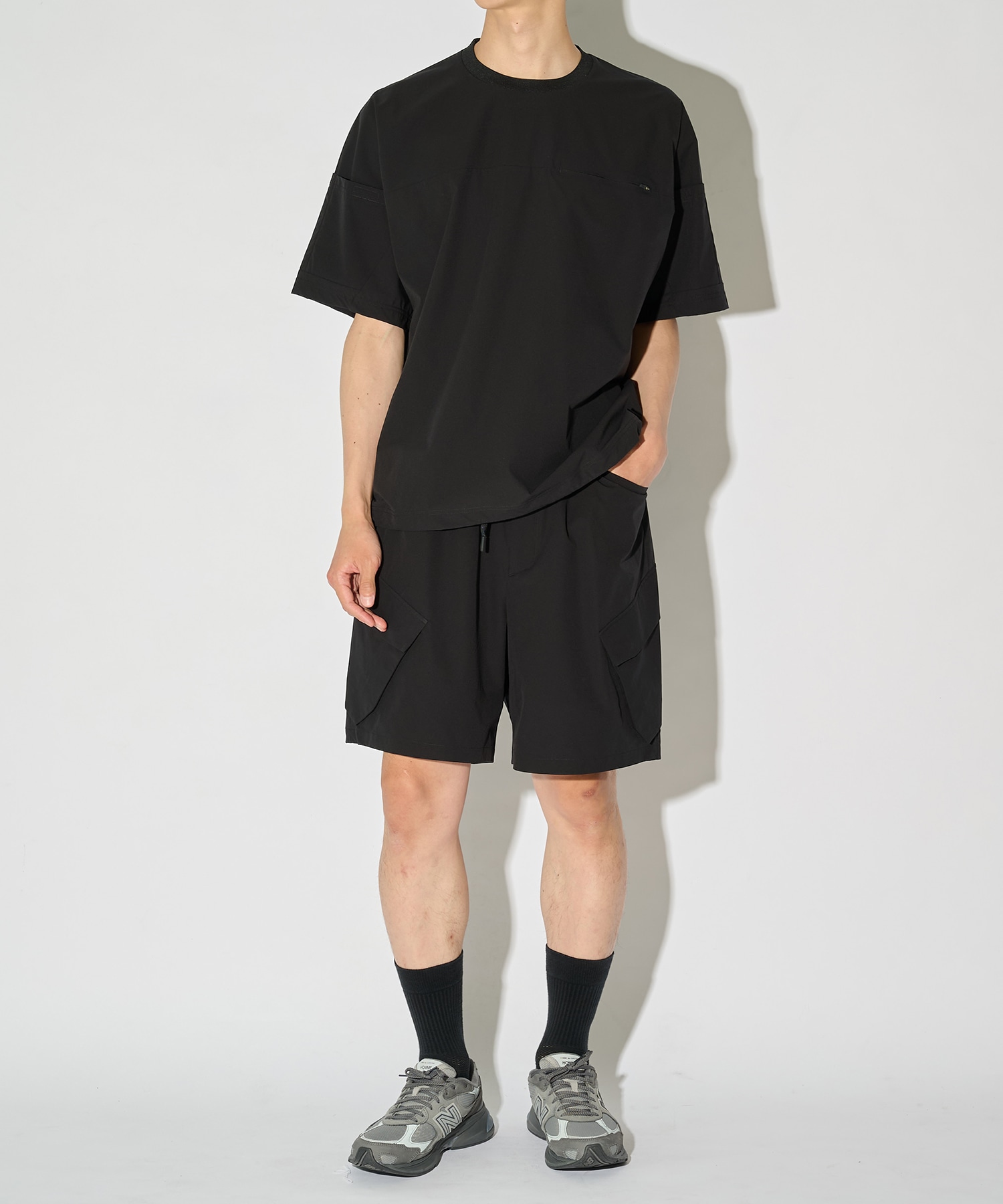 〈別注〉 BLK YORK SLEEVE T-SHIRT White Mountaineering