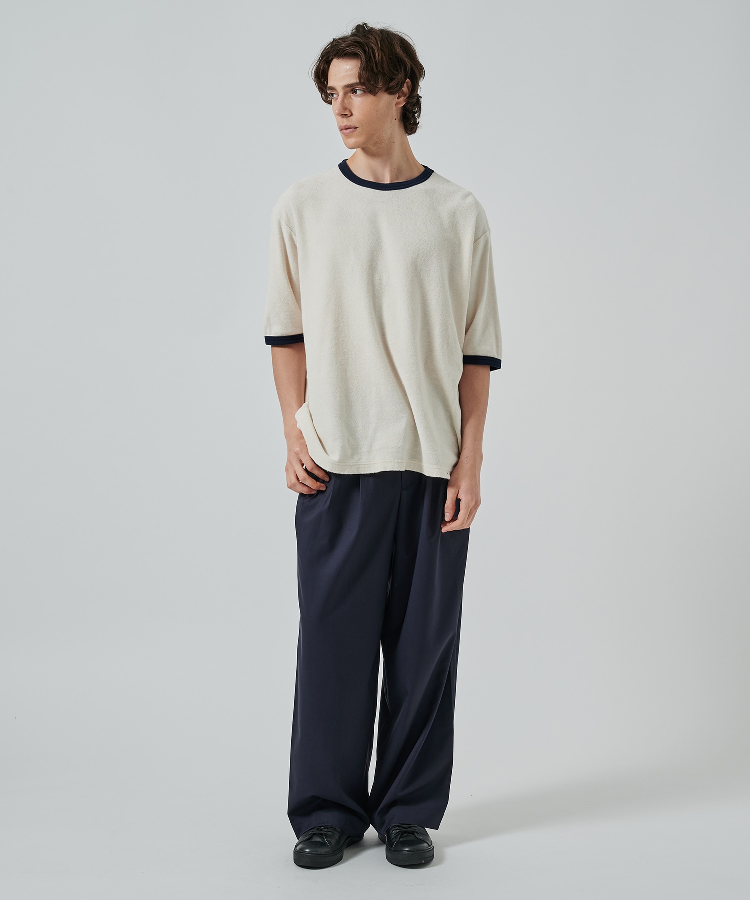 オーガニックコットンパイル / リンガーパイルTEE MARKAWARE/marka