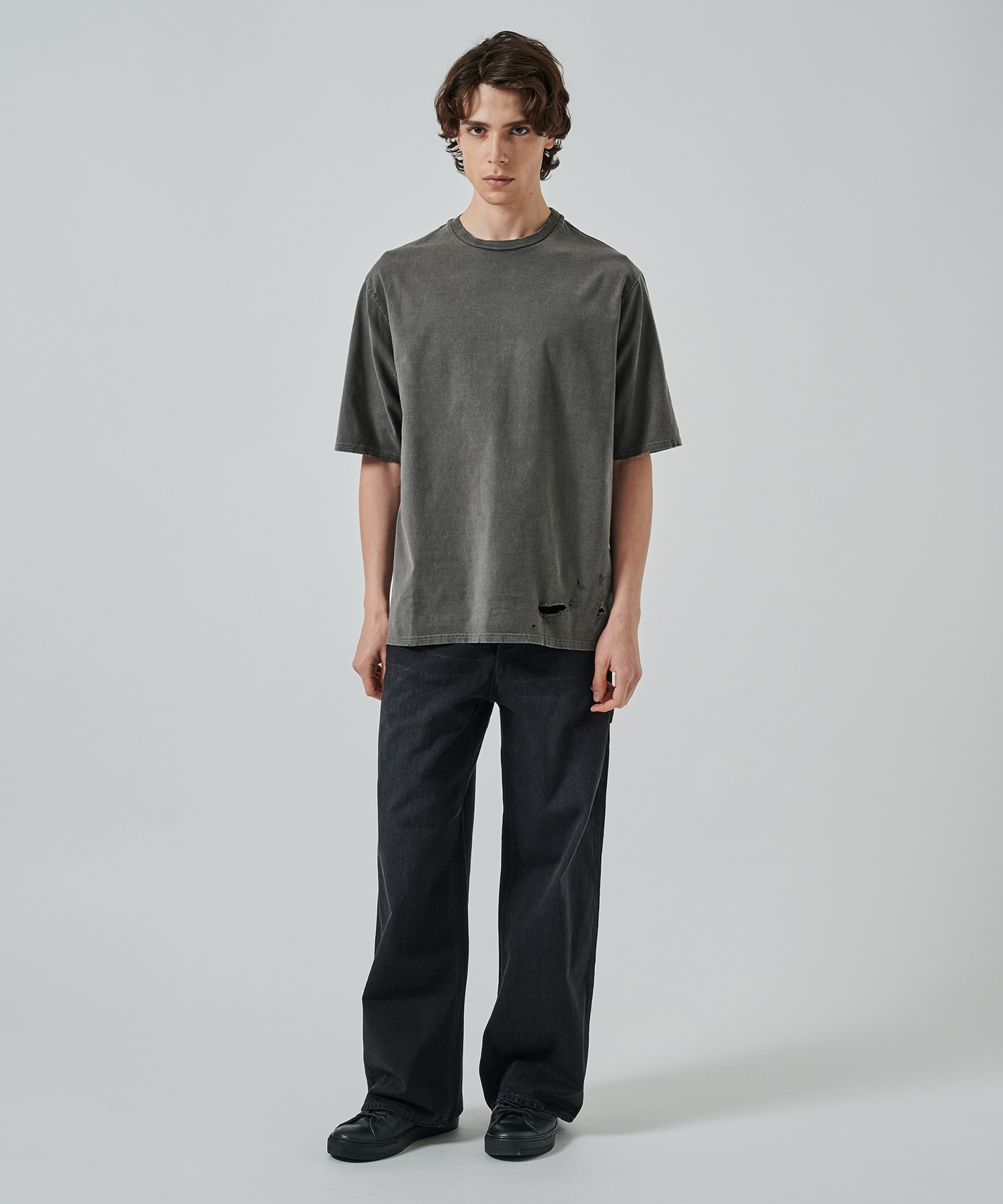 オーガニックコットン2/40 / ダメージTEE MARKAWARE/marka