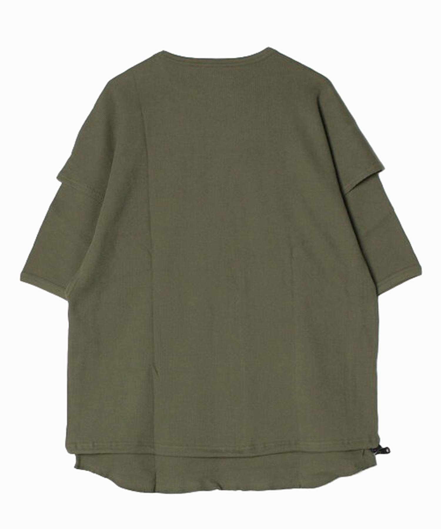 THE LINKED WAFFLE S/S LAYERED TEE POLIQUANT