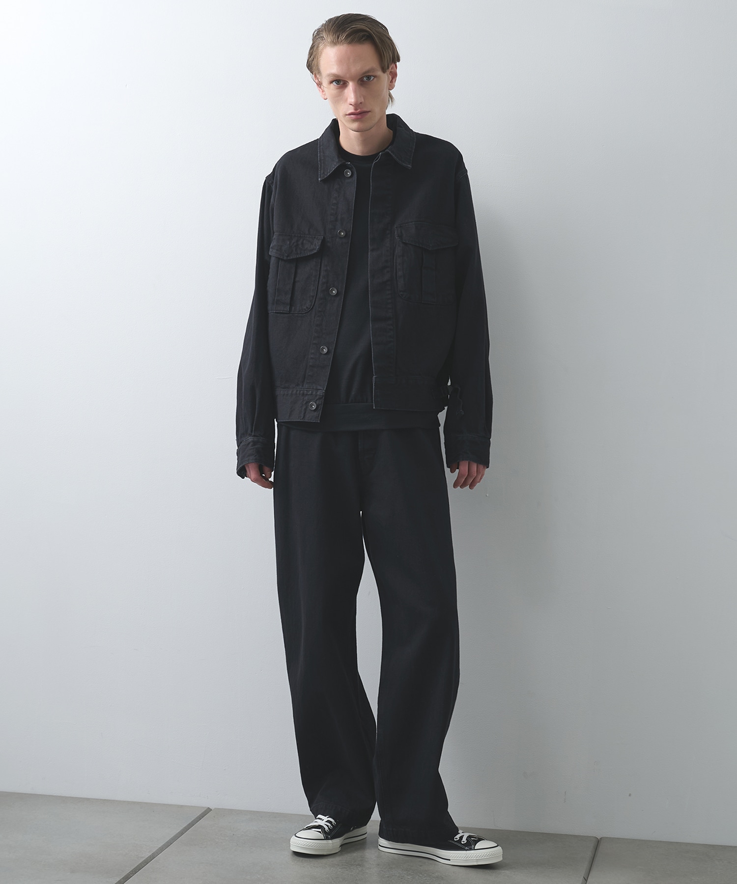 別注 DENIM MILITARY PANTS MARKAWARE/marka
