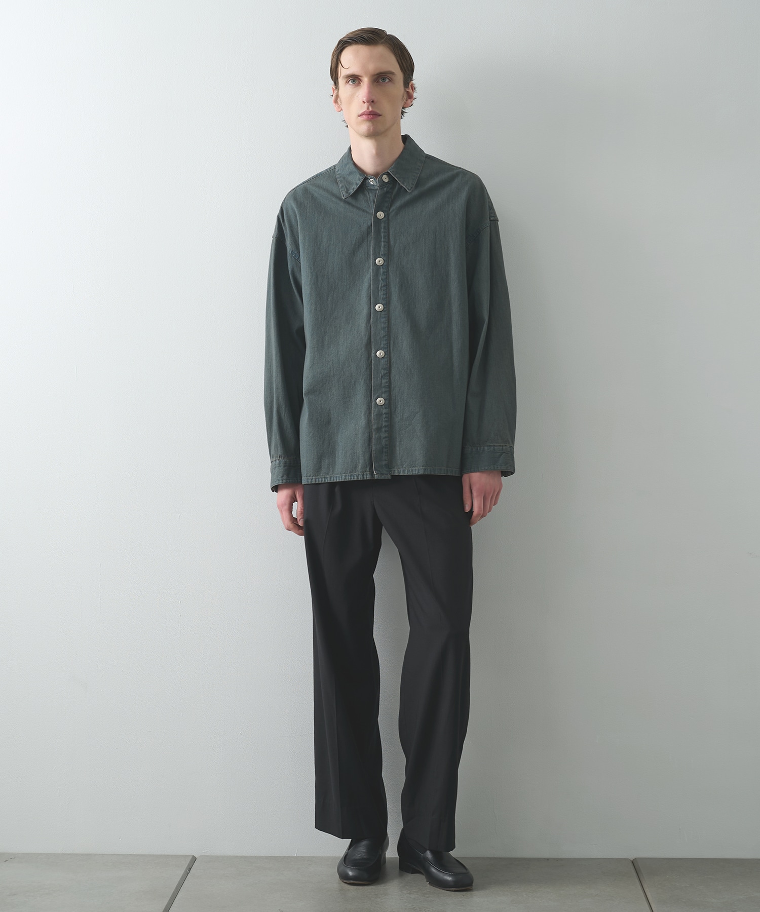 【涼しいウール】COOL WOOL WIDE SLACKS STUDIOUS