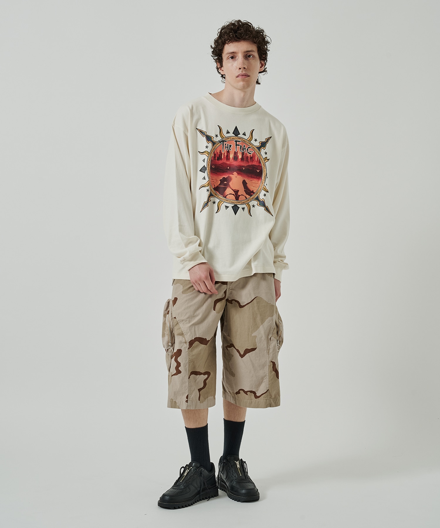 3D TWISTED CARGO SHORTS NVRFRGT