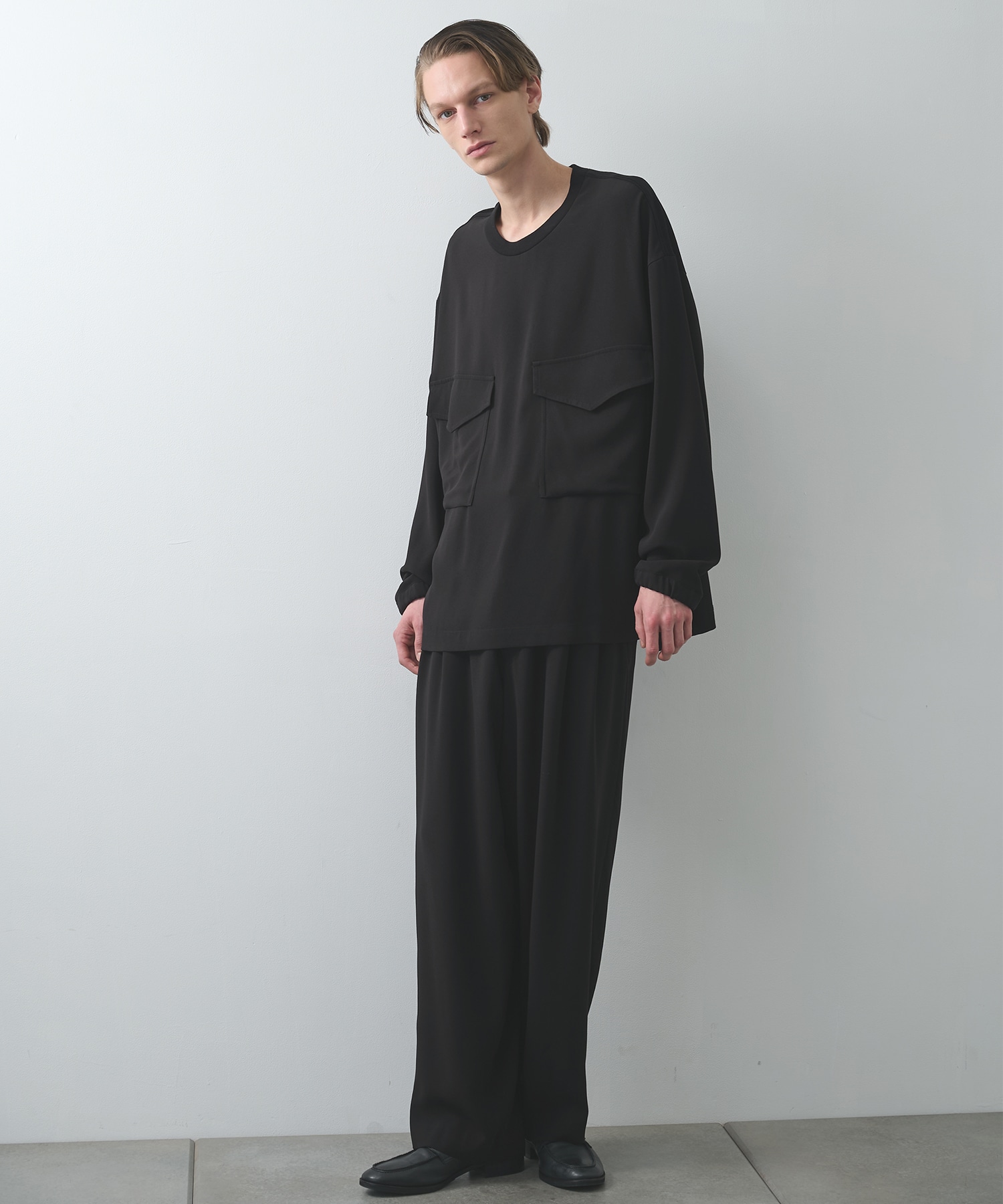 Pocket Long Sleeve Pullover UJOH HOMME