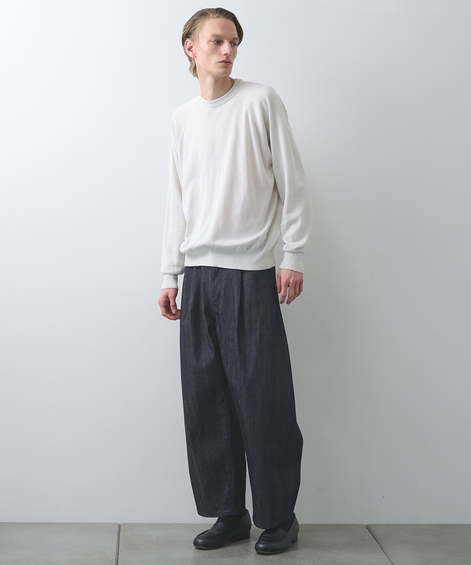 Cotton/silk pullover STILL BY HAND