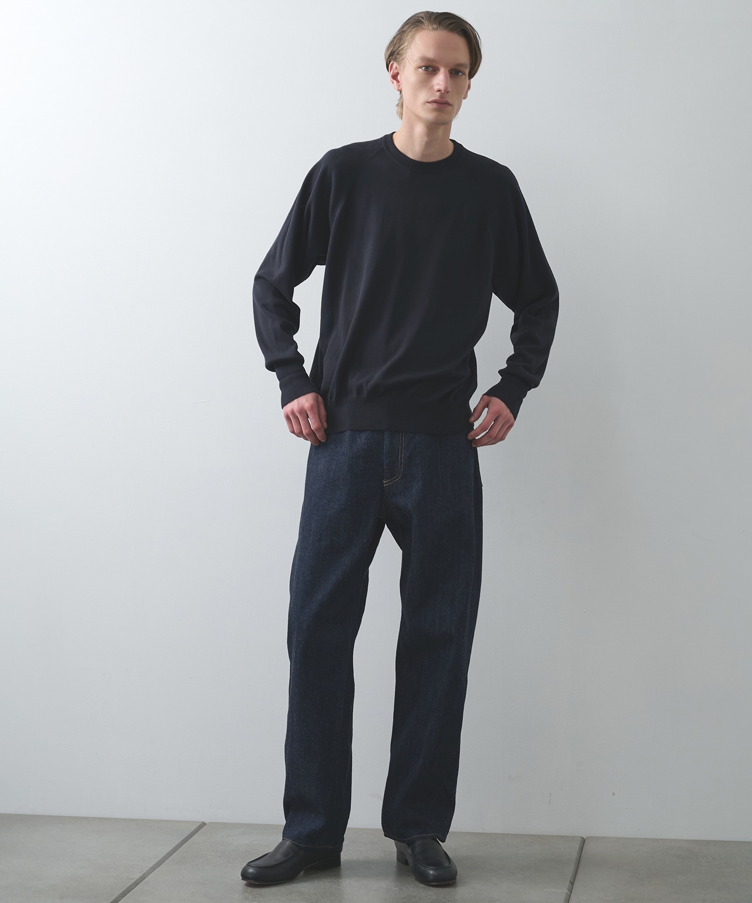 Cotton/silk pullover STILL BY HAND