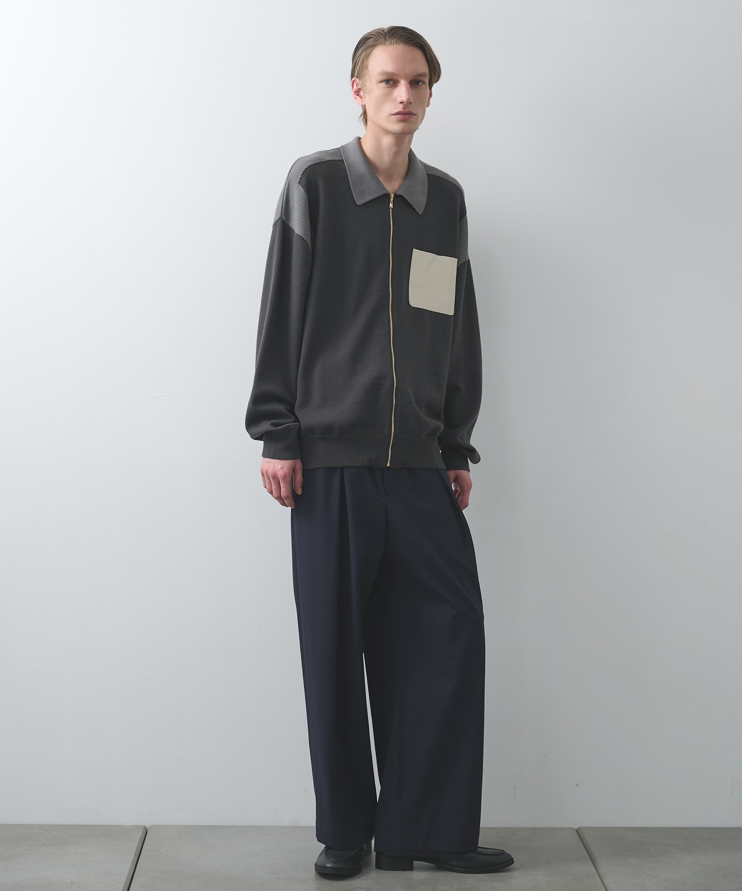 別注 Zip Knit Blouson CULLNI