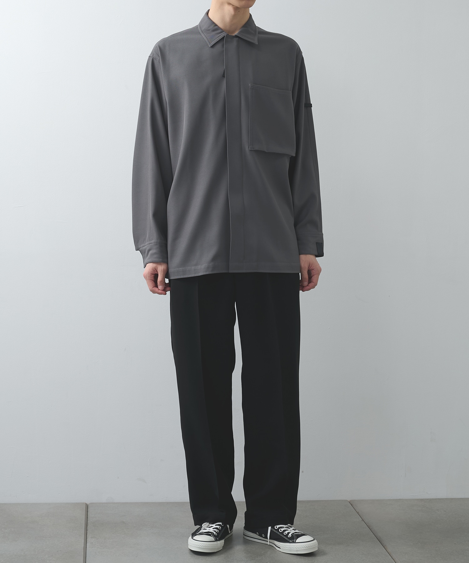 2252-PT06-095 1TUCK PANTS N.HOOLYWOOD