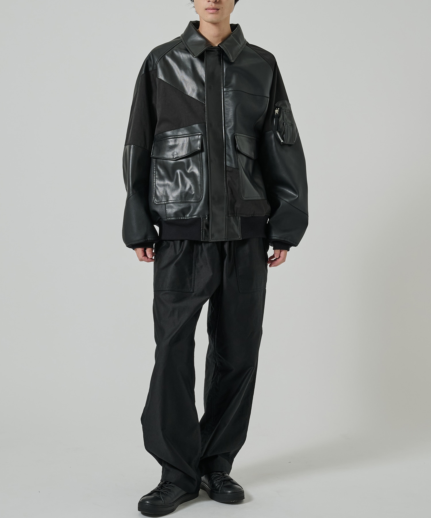 COTTON SATAIN BAKER PANTS / HP-P013-051 COMME des GARCONS HOMME