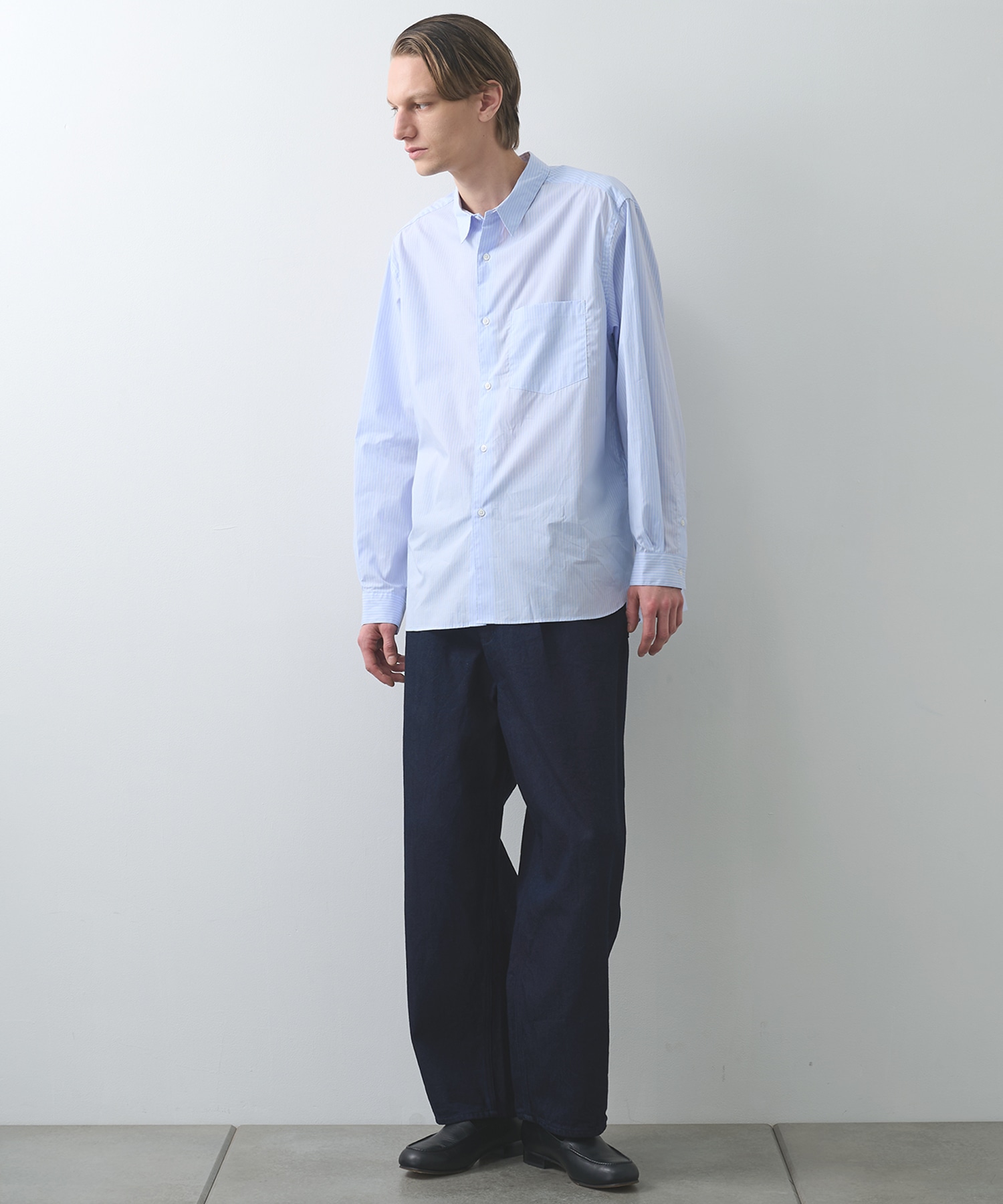 12oz denim 1 tuck pants STILL BY HAND