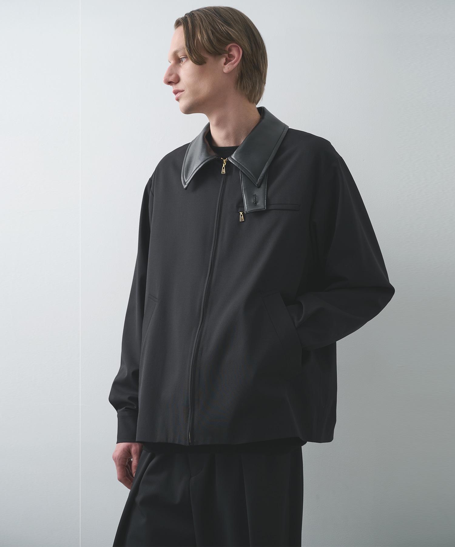 別注 Leather Color Zip Blouson CULLNI