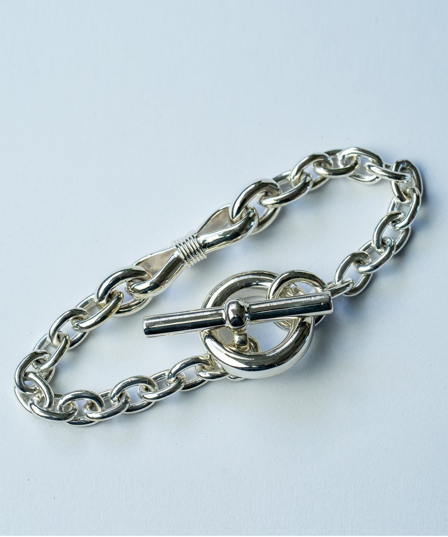 BN-037 Hook connect mebiusu Bracelet (small) WAKAN SILVER SMITH