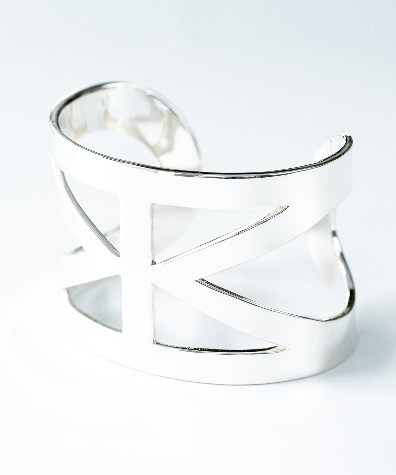 BN-057 See through Mobius bangle WAKAN SILVER SMITH