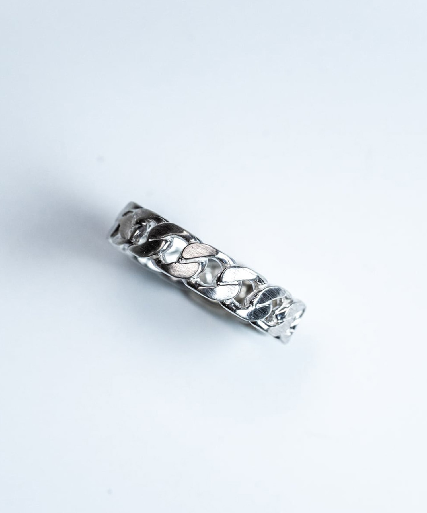 R-048 Gourmette(グルメット) Chain ring S WAKAN SILVER SMITH