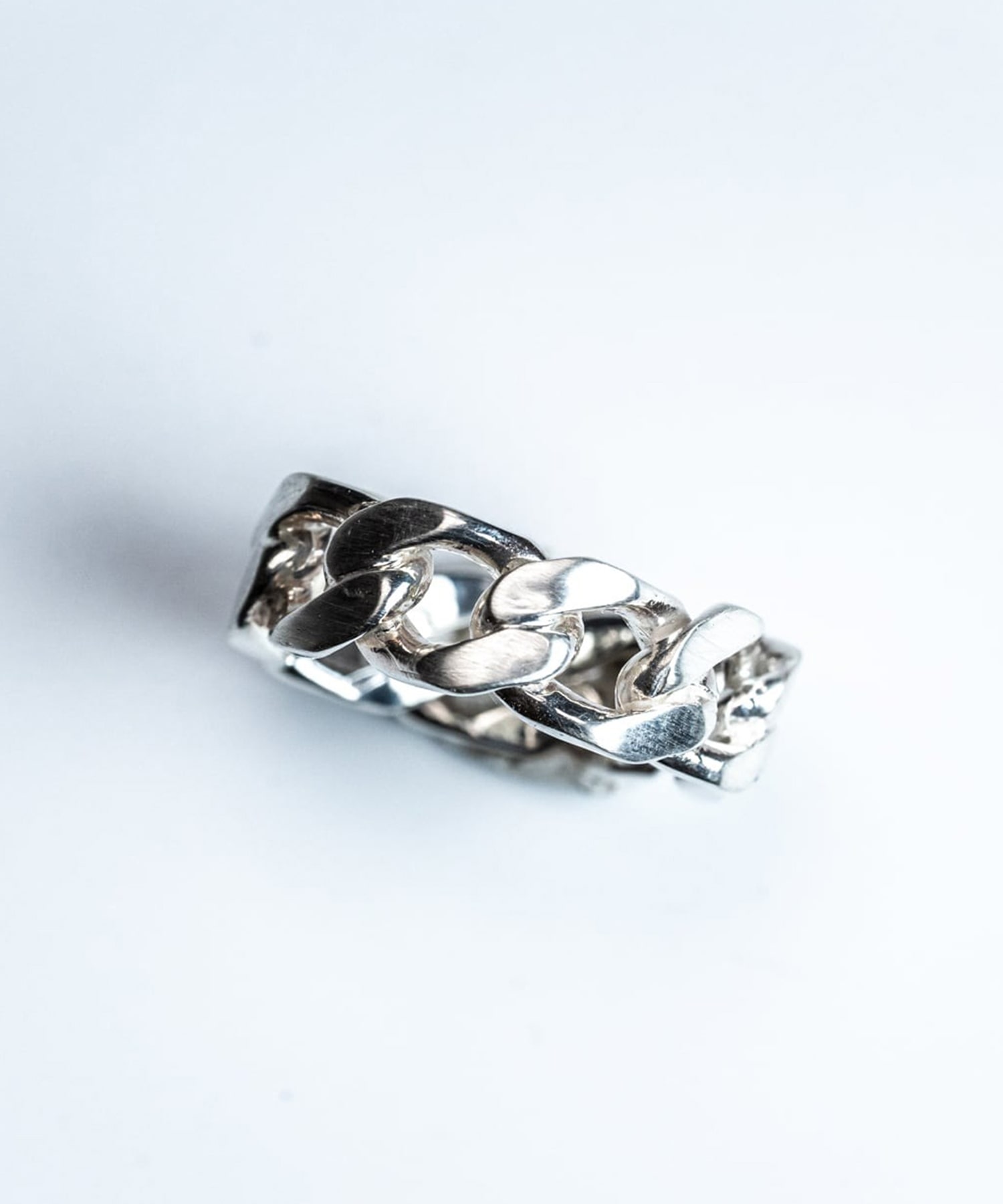 R-050 Gourmette(グルメット) Chain ring L WAKAN SILVER SMITH
