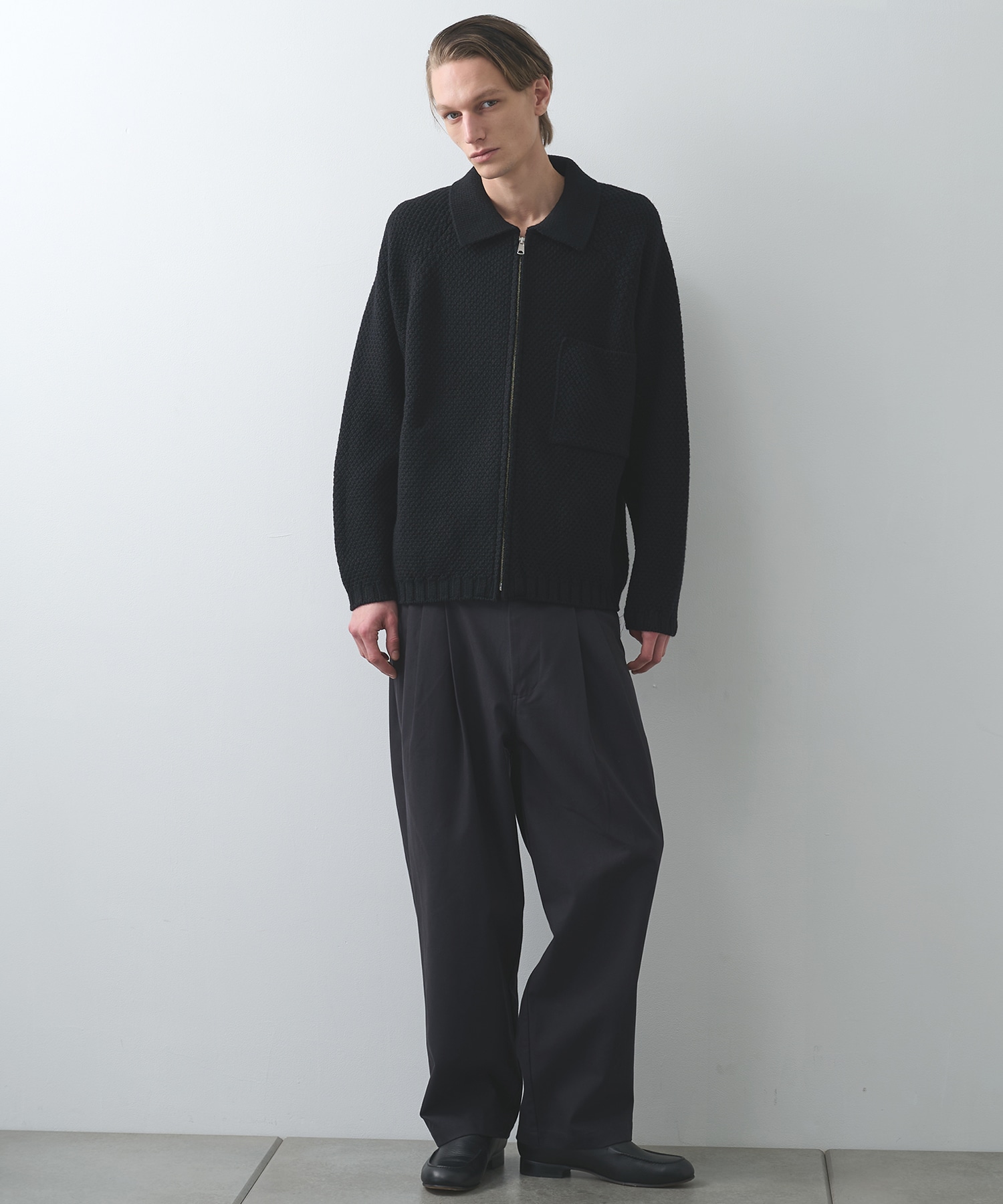 5G knitted blouson STILL BY HAND