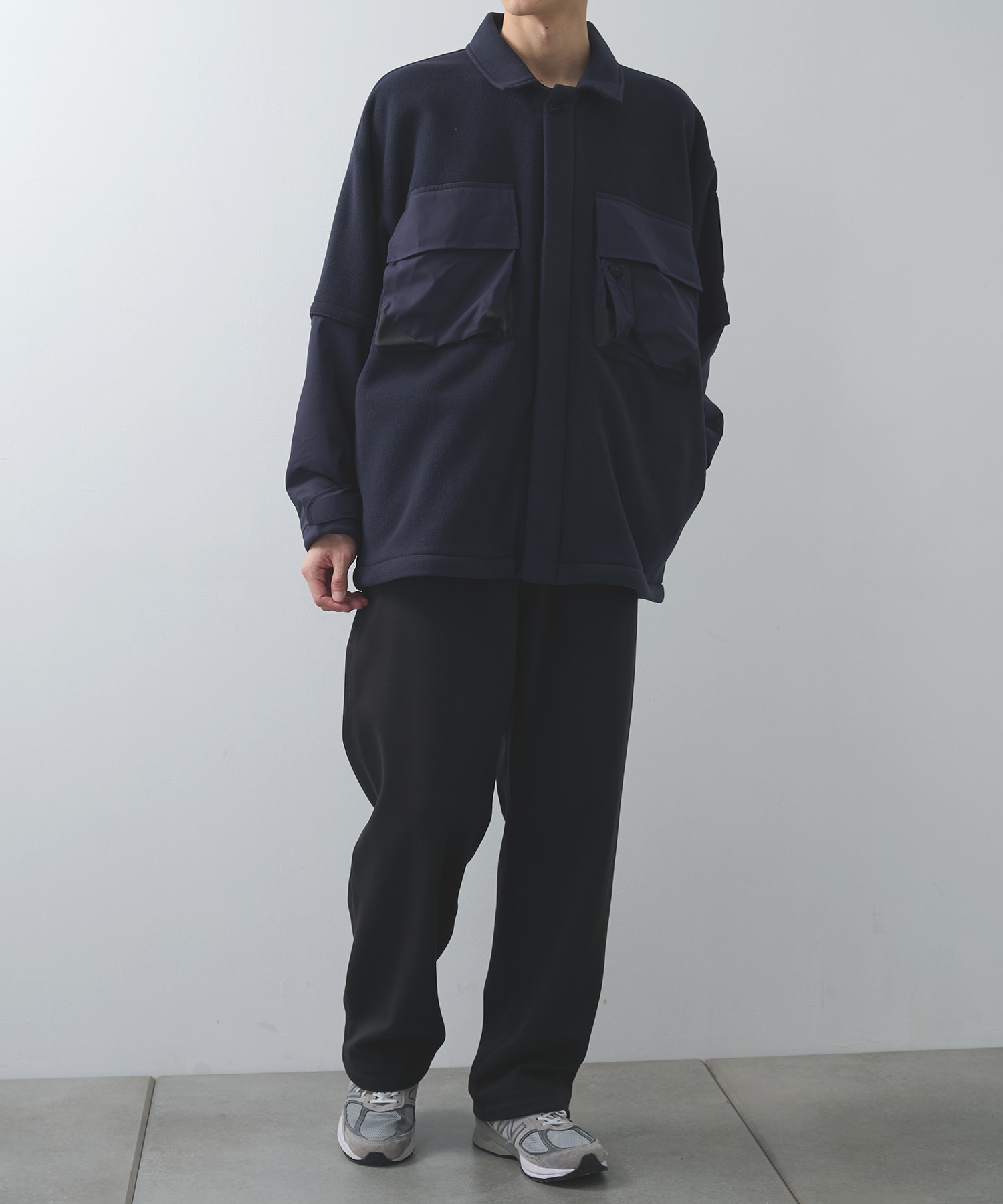 9252-BL06-007 FLEACE BLOUSON N.HOOLYWOOD