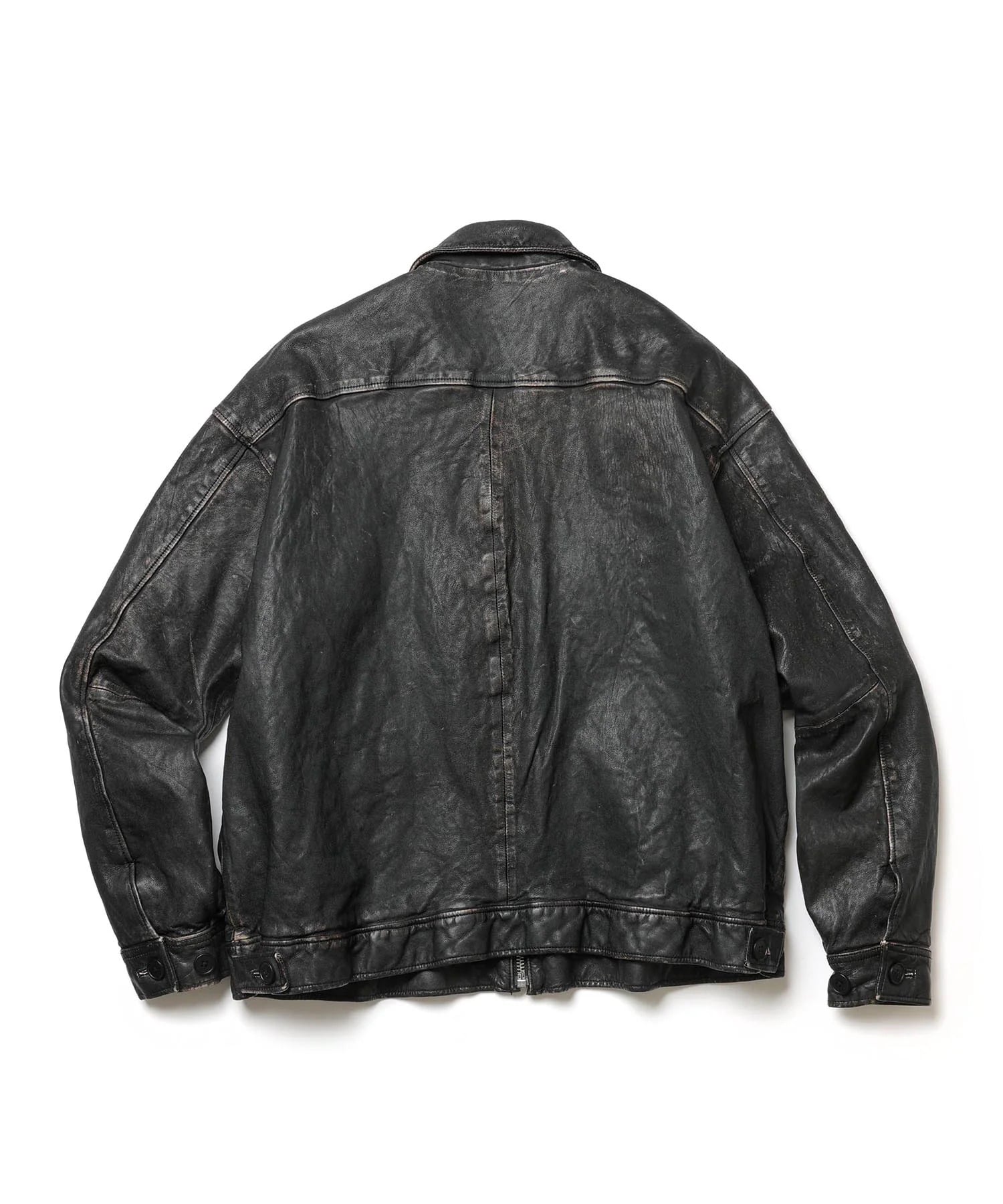 VINTAGE CRAFT SHEEP LEATHER /OVERSIZE RIDERS MR.OLIVE