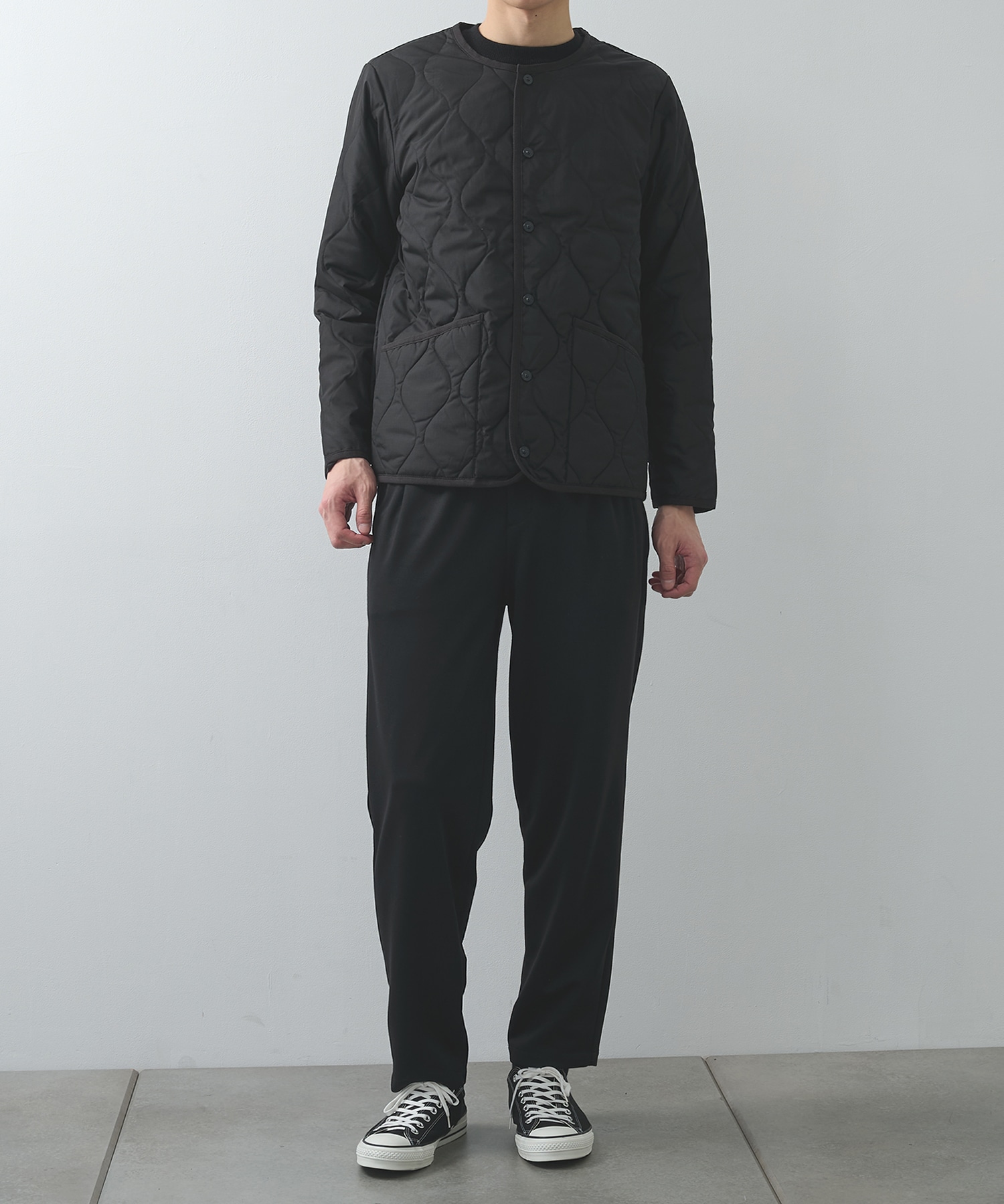 MILITARY CREW NECK DOWN JKT TAION