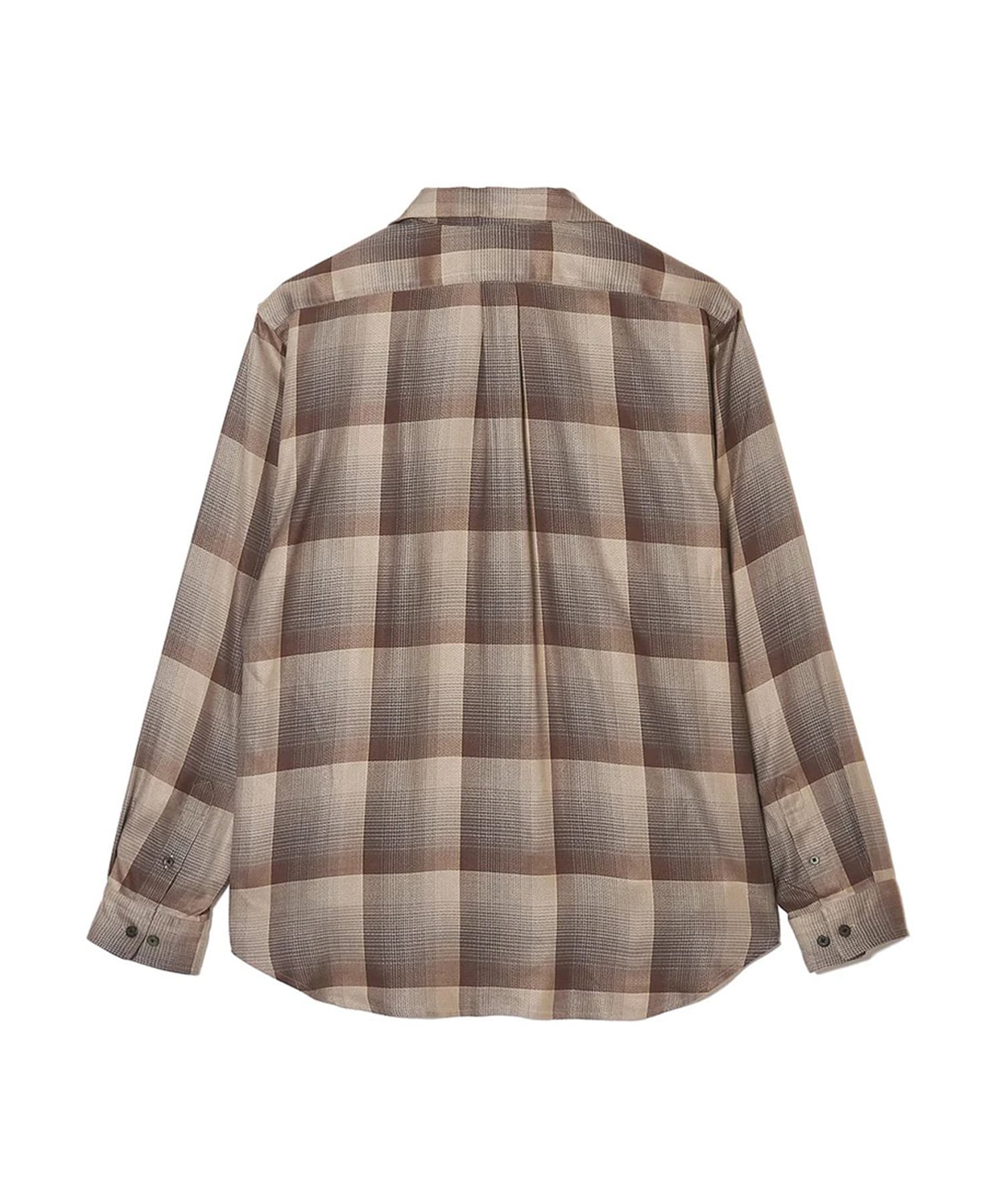 OMBRE OPEN COLLAR SHIRT SUGARHILL