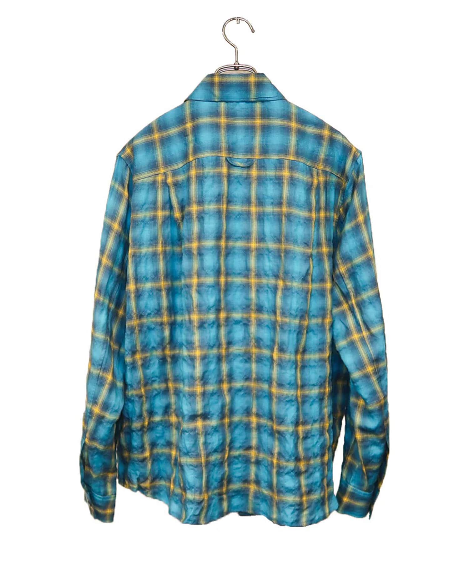 Wet Rag Check Shirts Laid.B