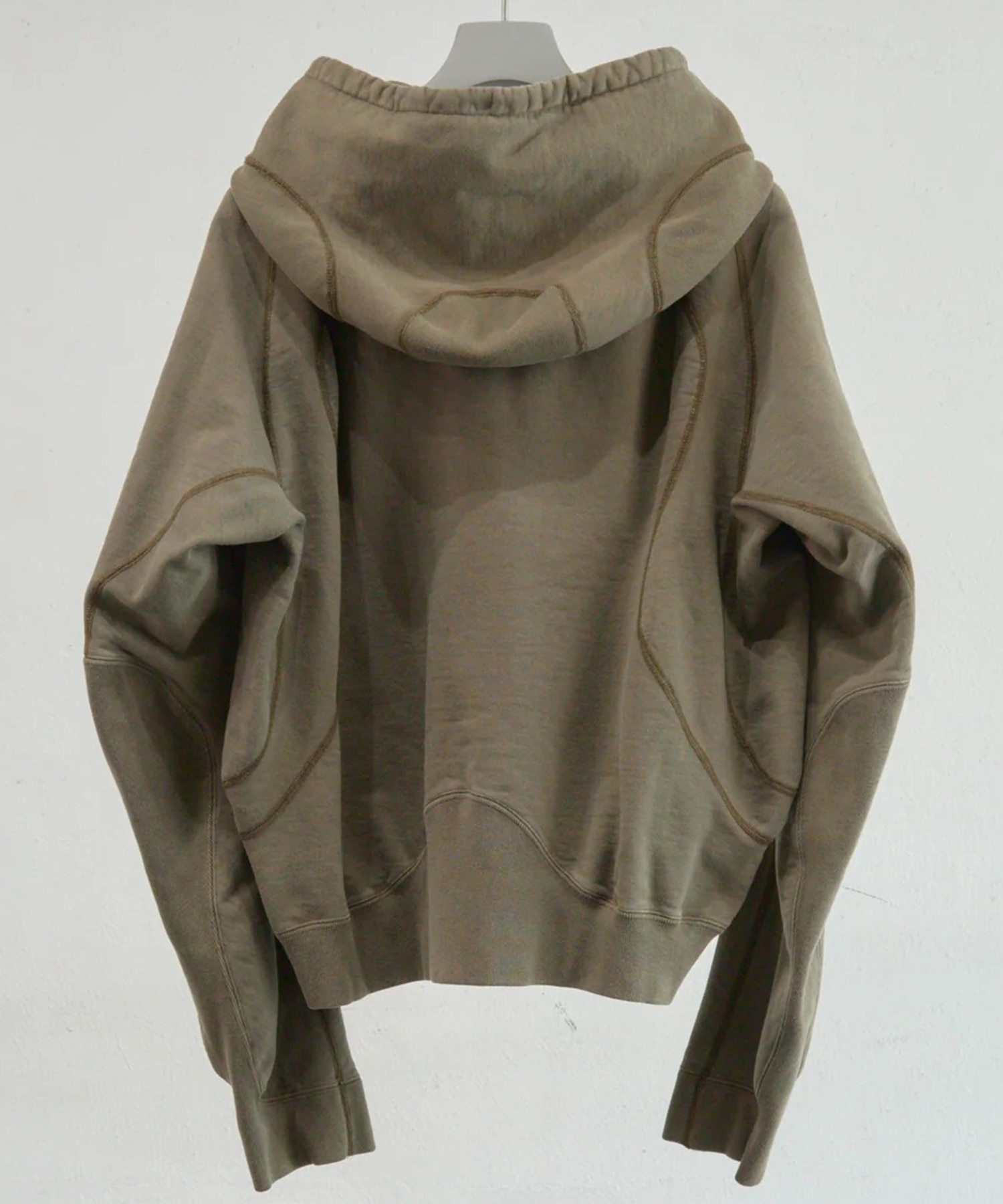 PANELED ZIP UP HOODIE NVRFRGT
