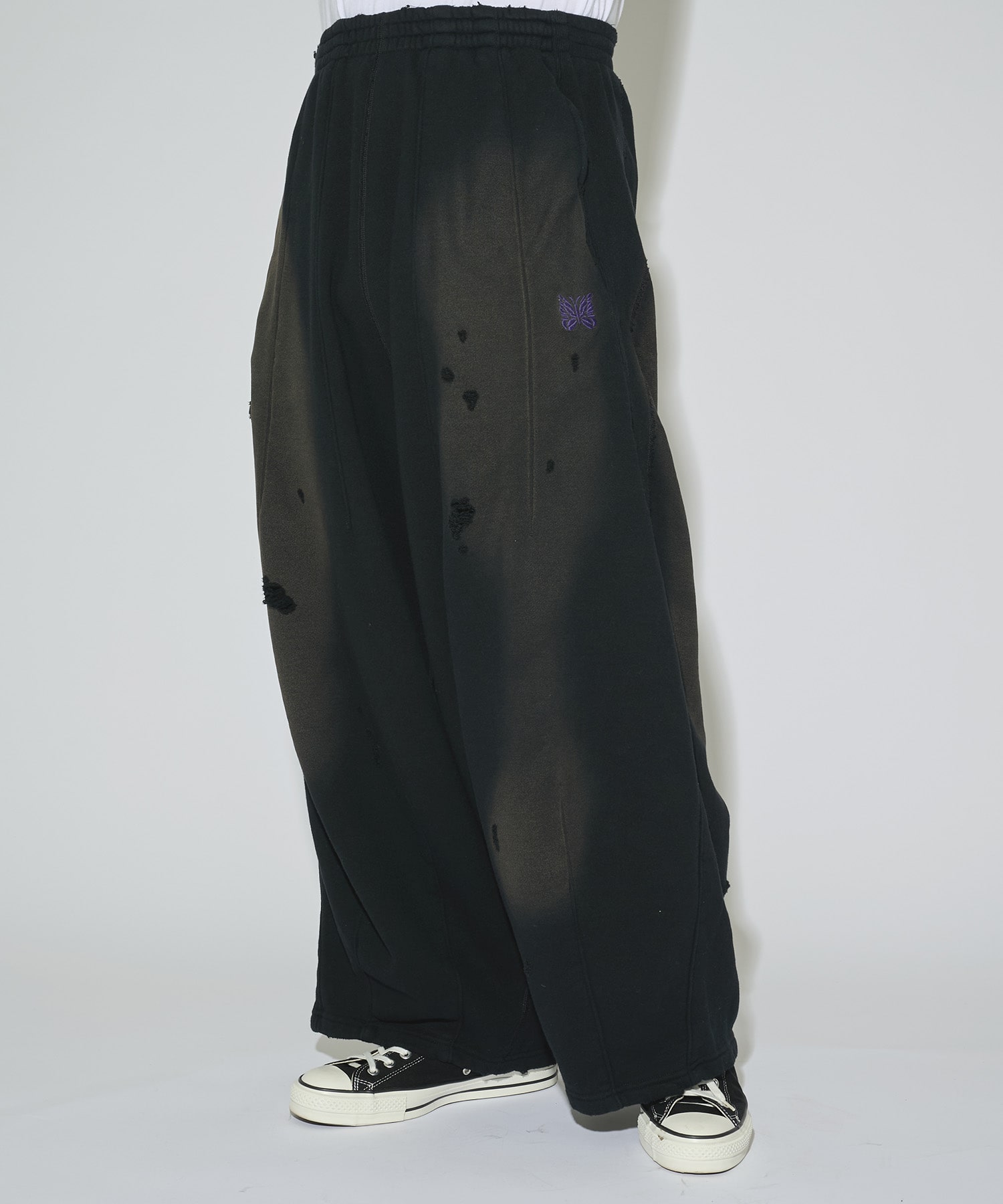 別注 Deconstructed H.D. Sweat Pant - Cotton French Terry NEEDLES