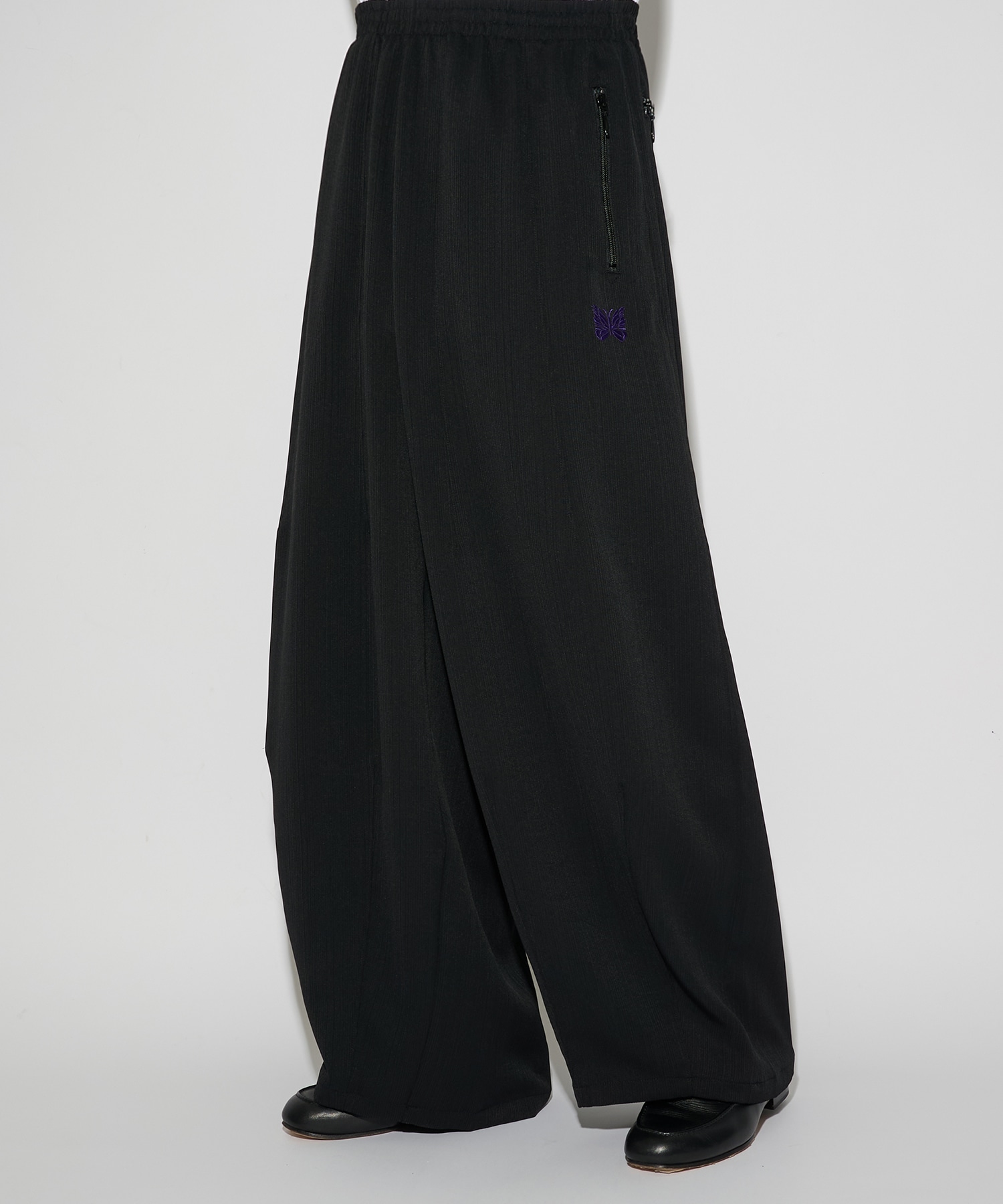 別注 Papillon Emb. H.D. Pant - Art Pique Pleats NEEDLES