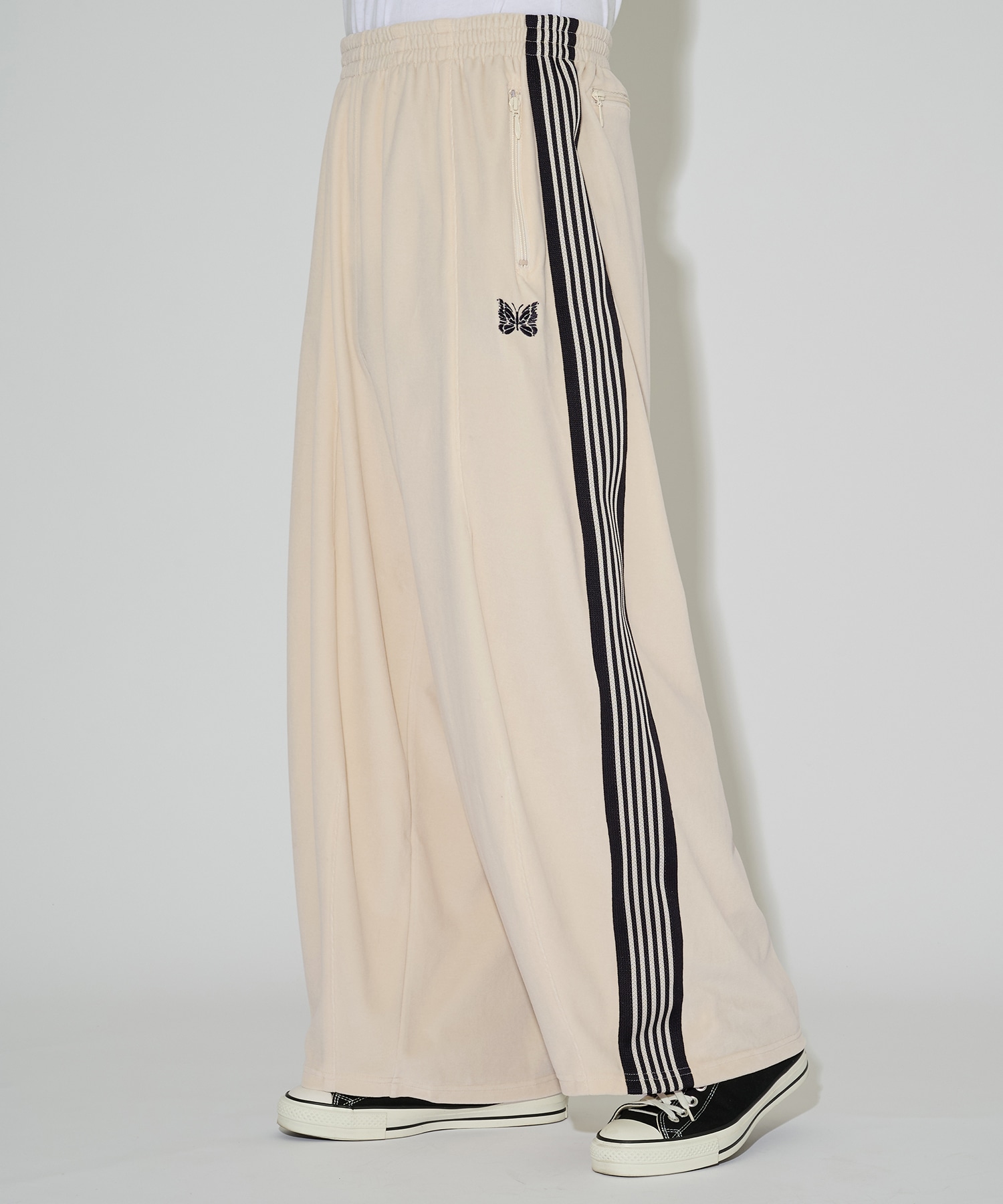 別注 H.D. Track Pant- C/PE Velour NEEDLES