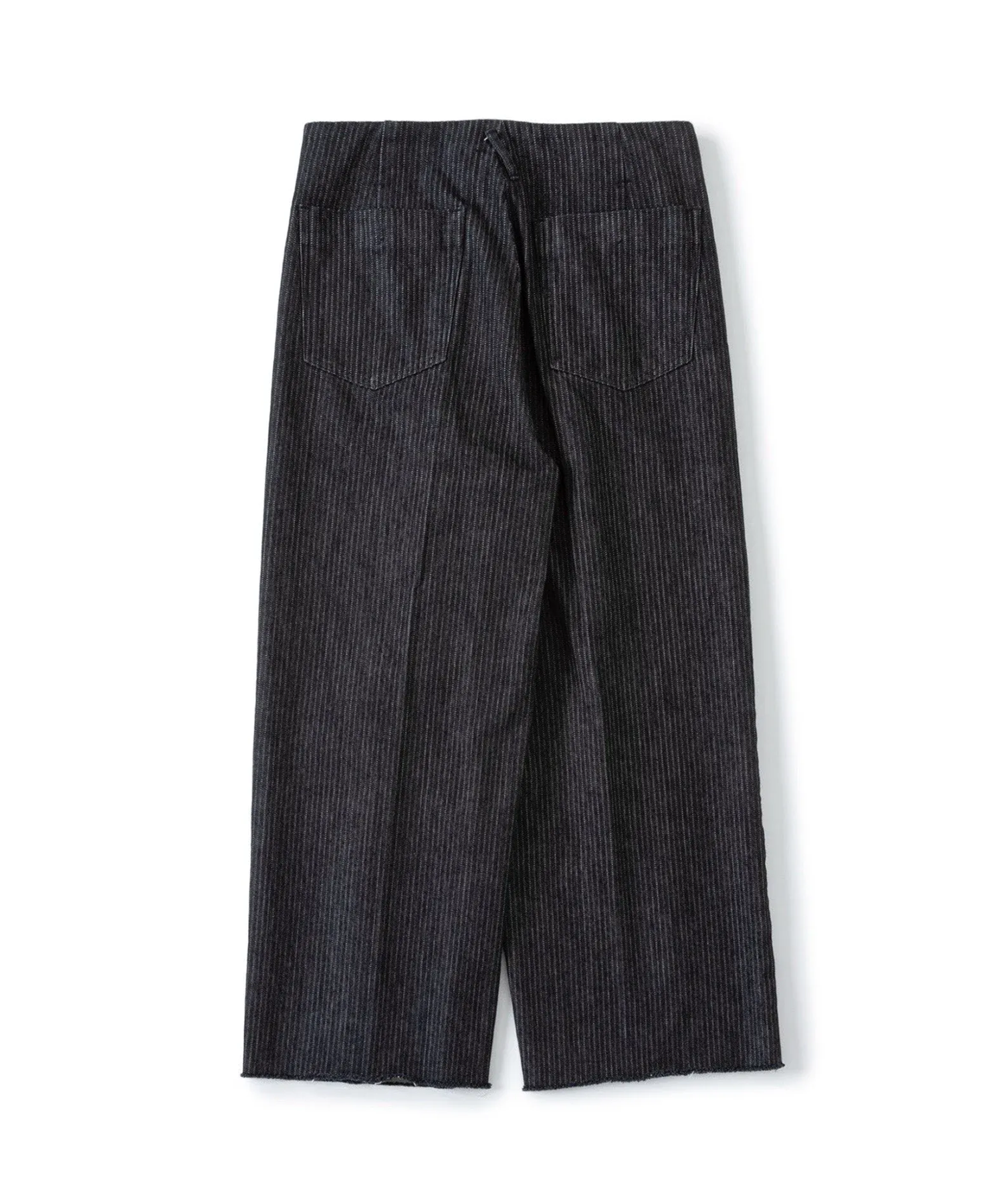 TUCK-BAGGY TYPE 2- Stripe Denim One Wash - saby