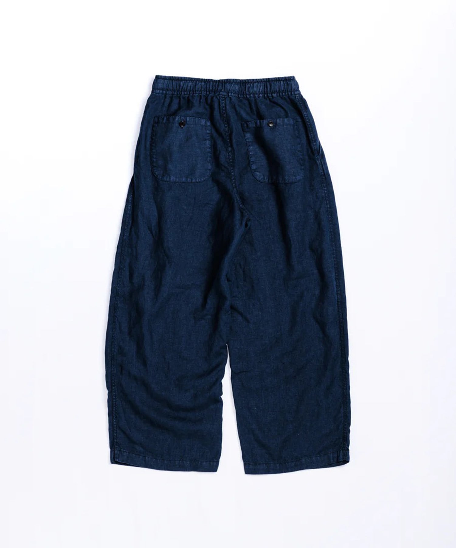 SULFUR DYED LINEN WIDE EASY PANTS ANACHRONORM
