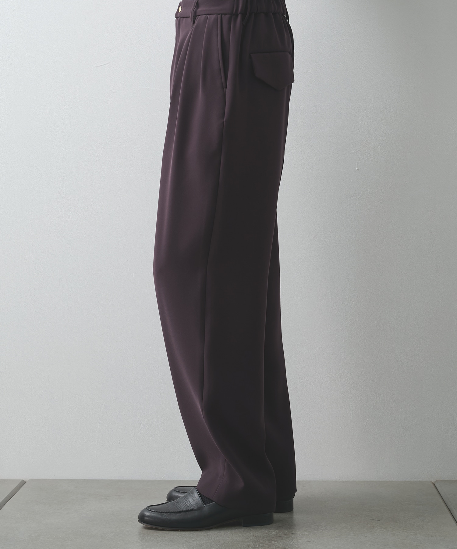 Dry Double Cloth 3Tuck Semi Wide Pant CULLNI