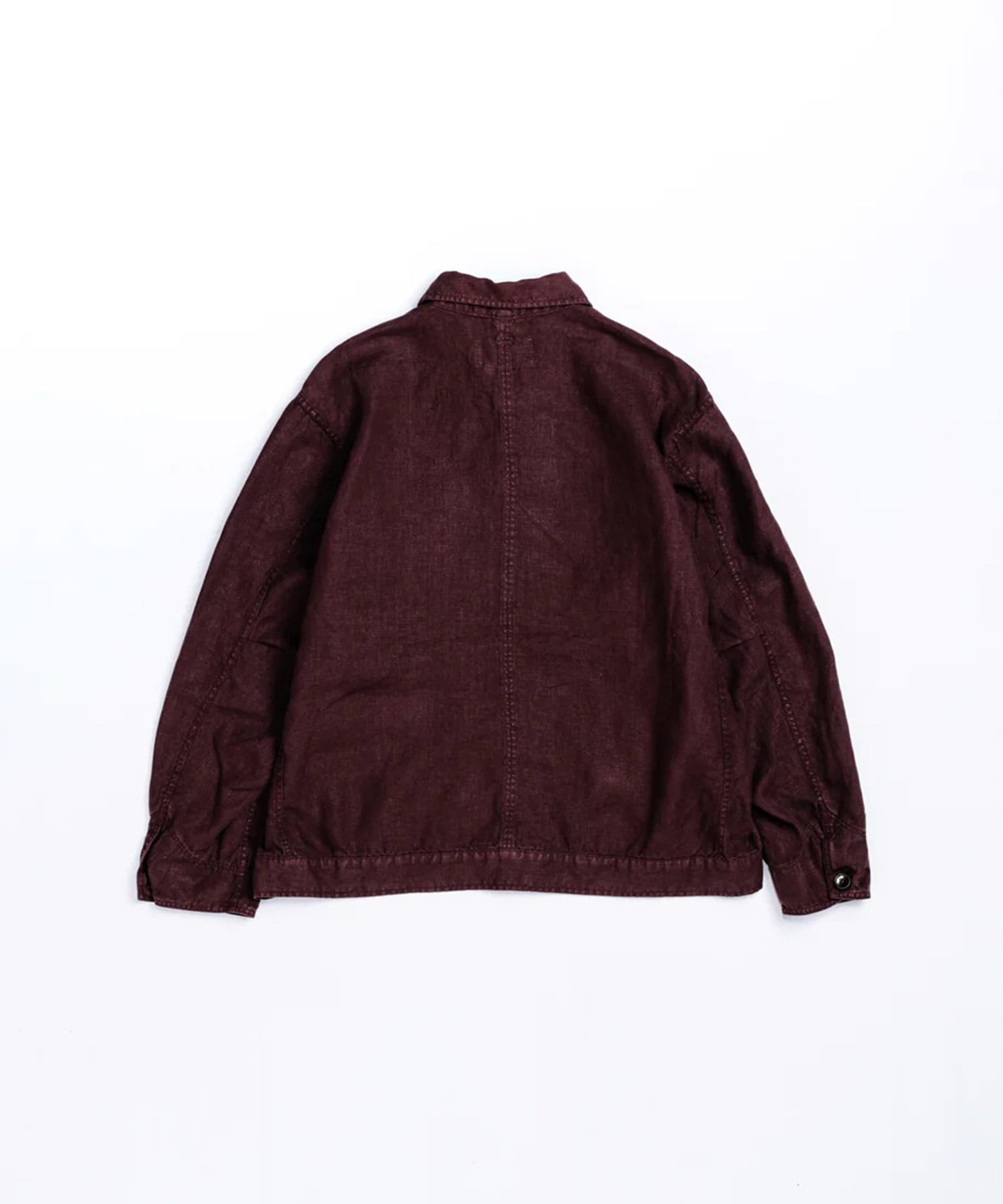 SULFUR DYED LINEN UTILITY JACKET ANACHRONORM